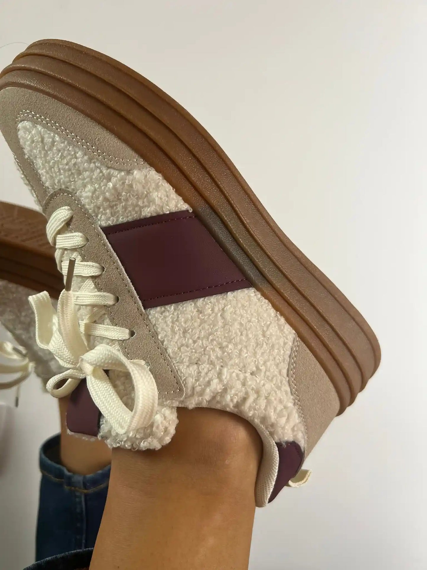 Sneaker "Teddy" Weinrot