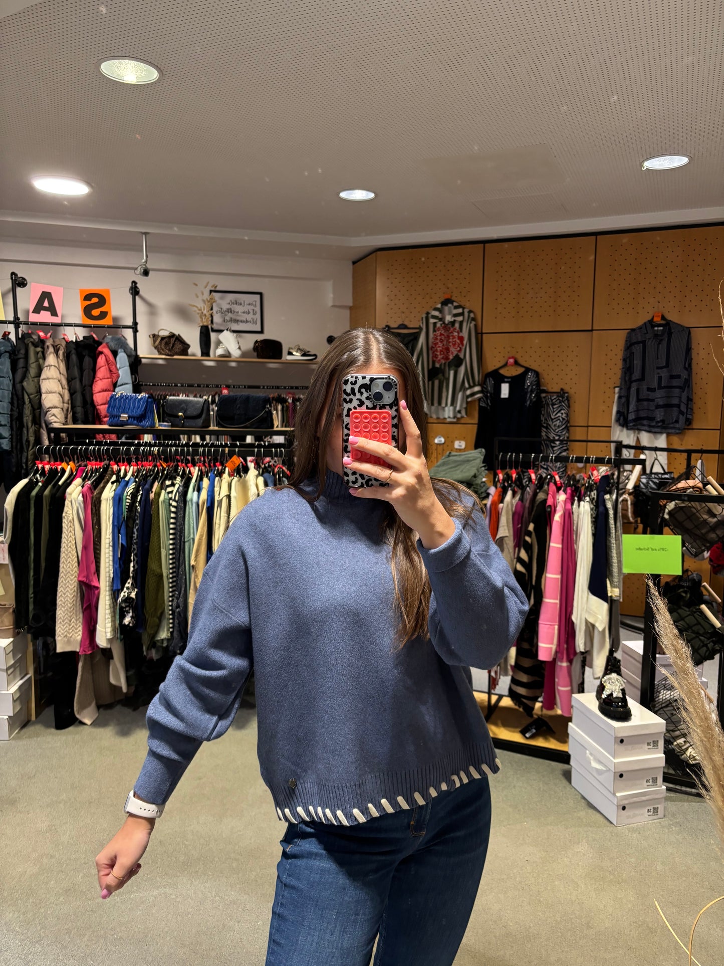 Pullover "July" Blau