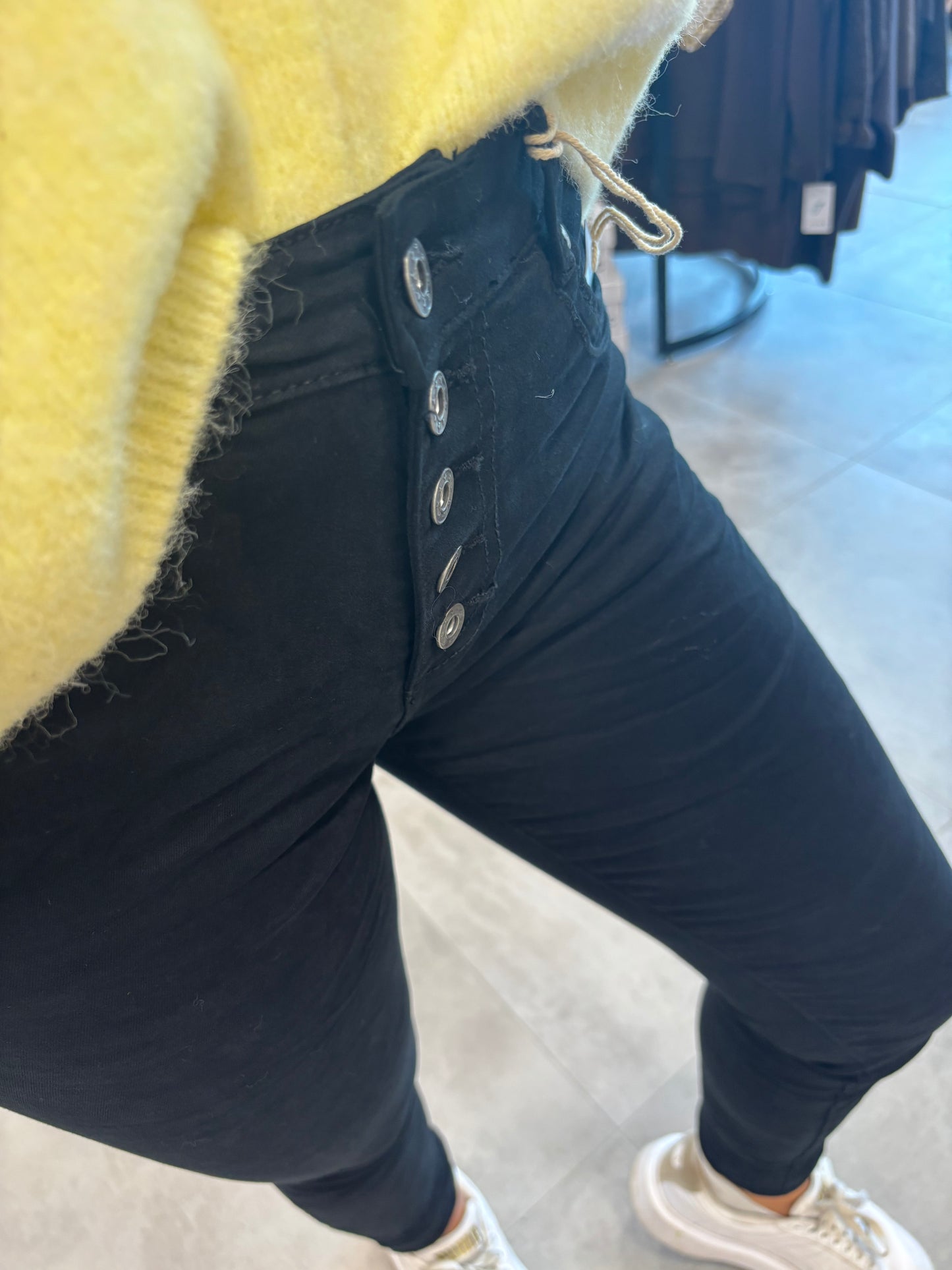 Skinny-Jeans Schwarz