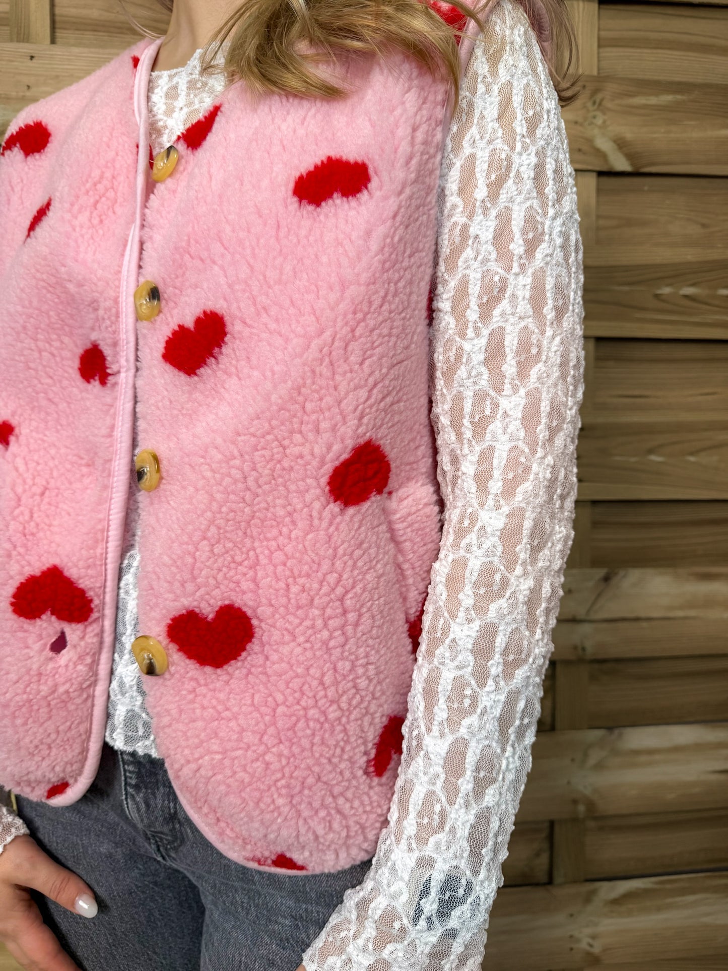 Gilet Herzi Rosa