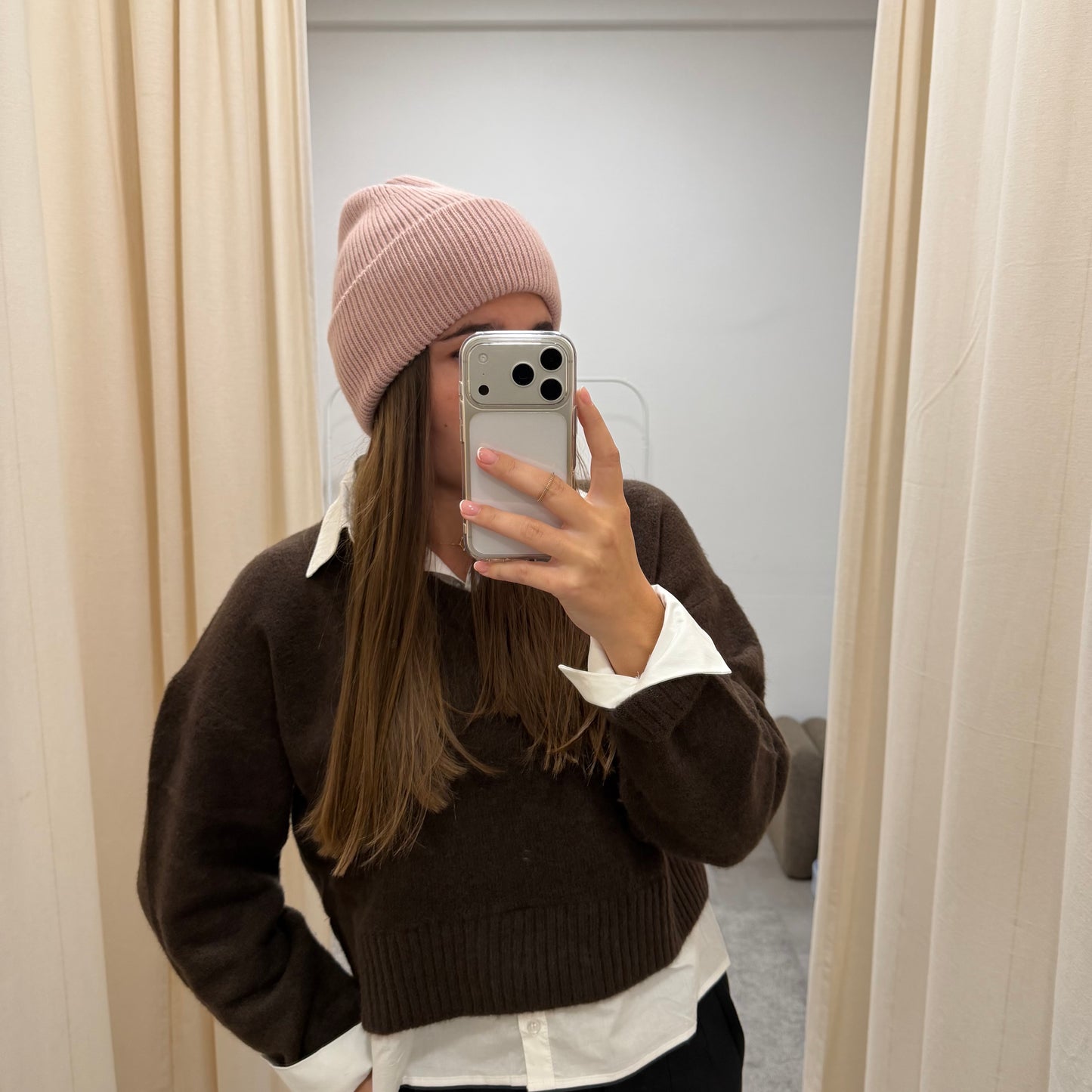 Beanie „Classic“ Taupe