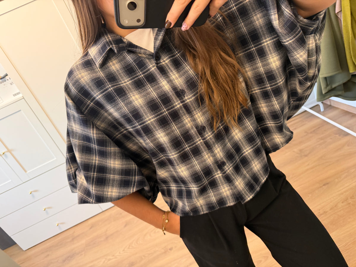 Bluse "Karowow“ Navy