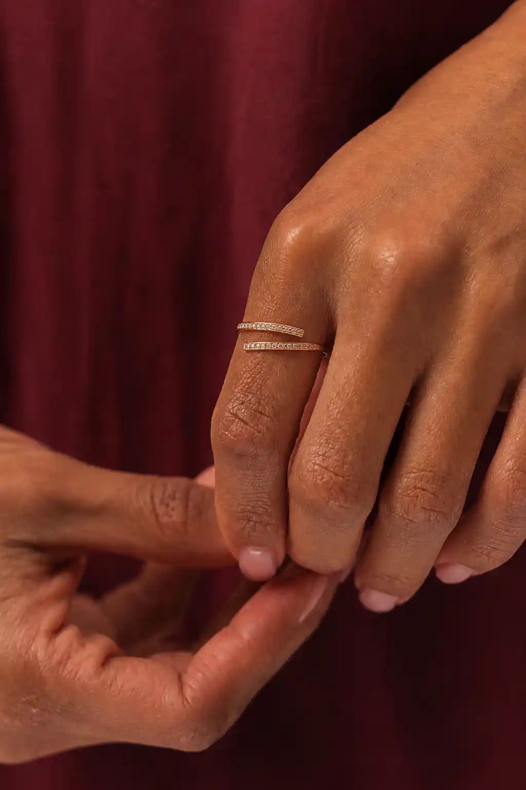 Ring "Doublespark" Gold