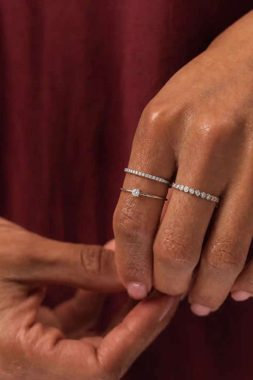 Ring-Set "Sparkle" Silber