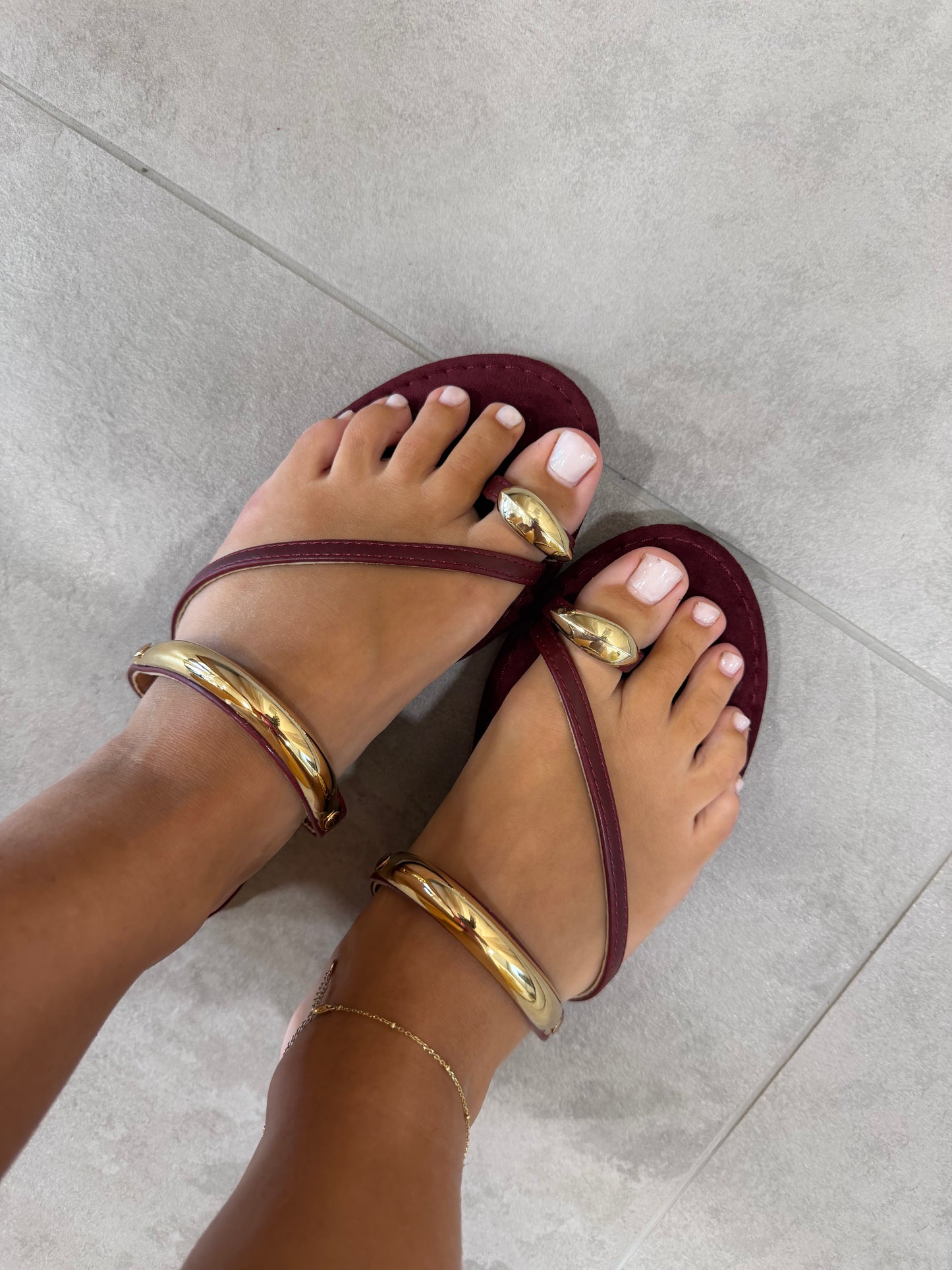 Sandale "Goldenwine“