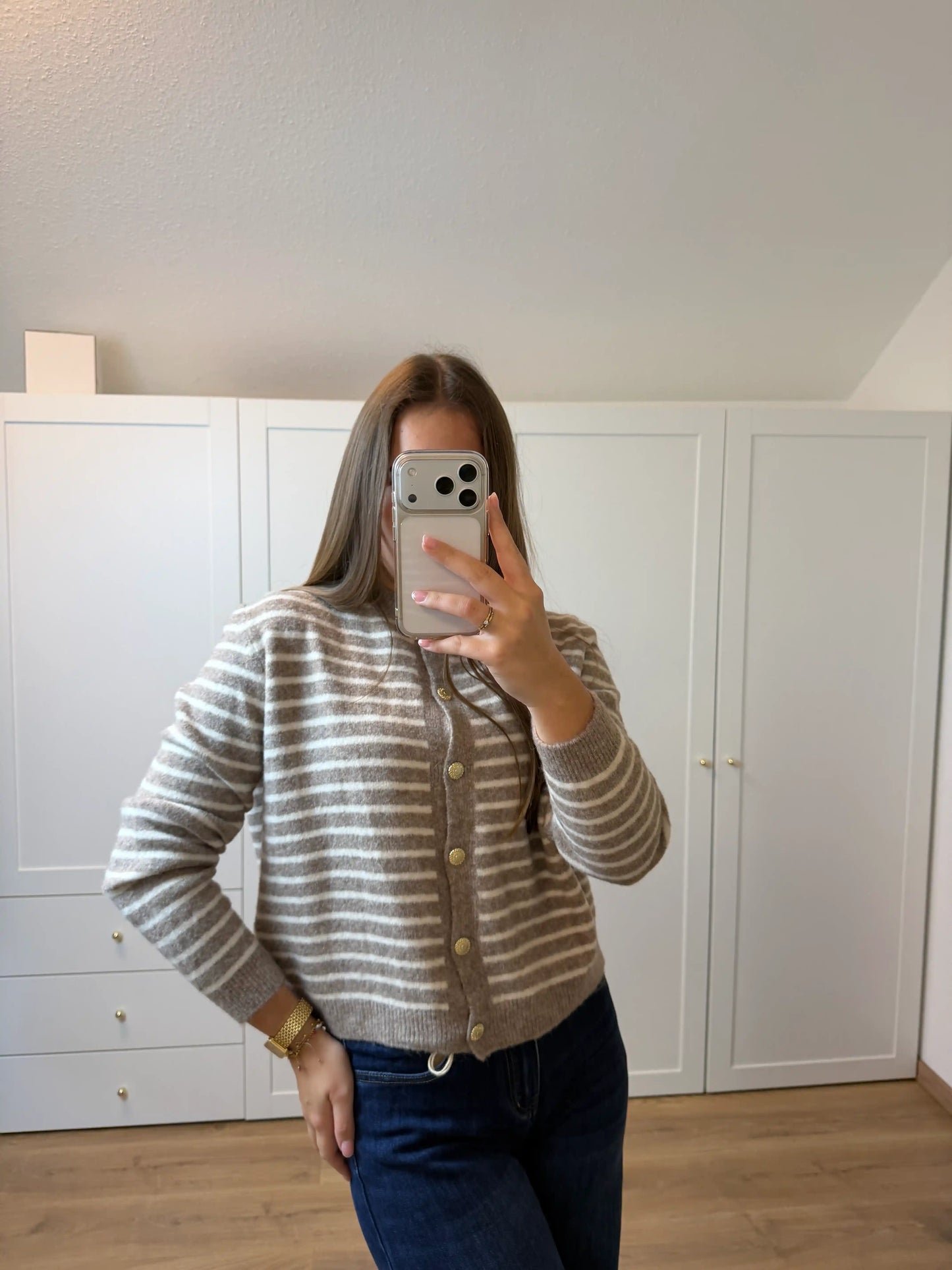 Cardigan "Marine Chic" Taupe