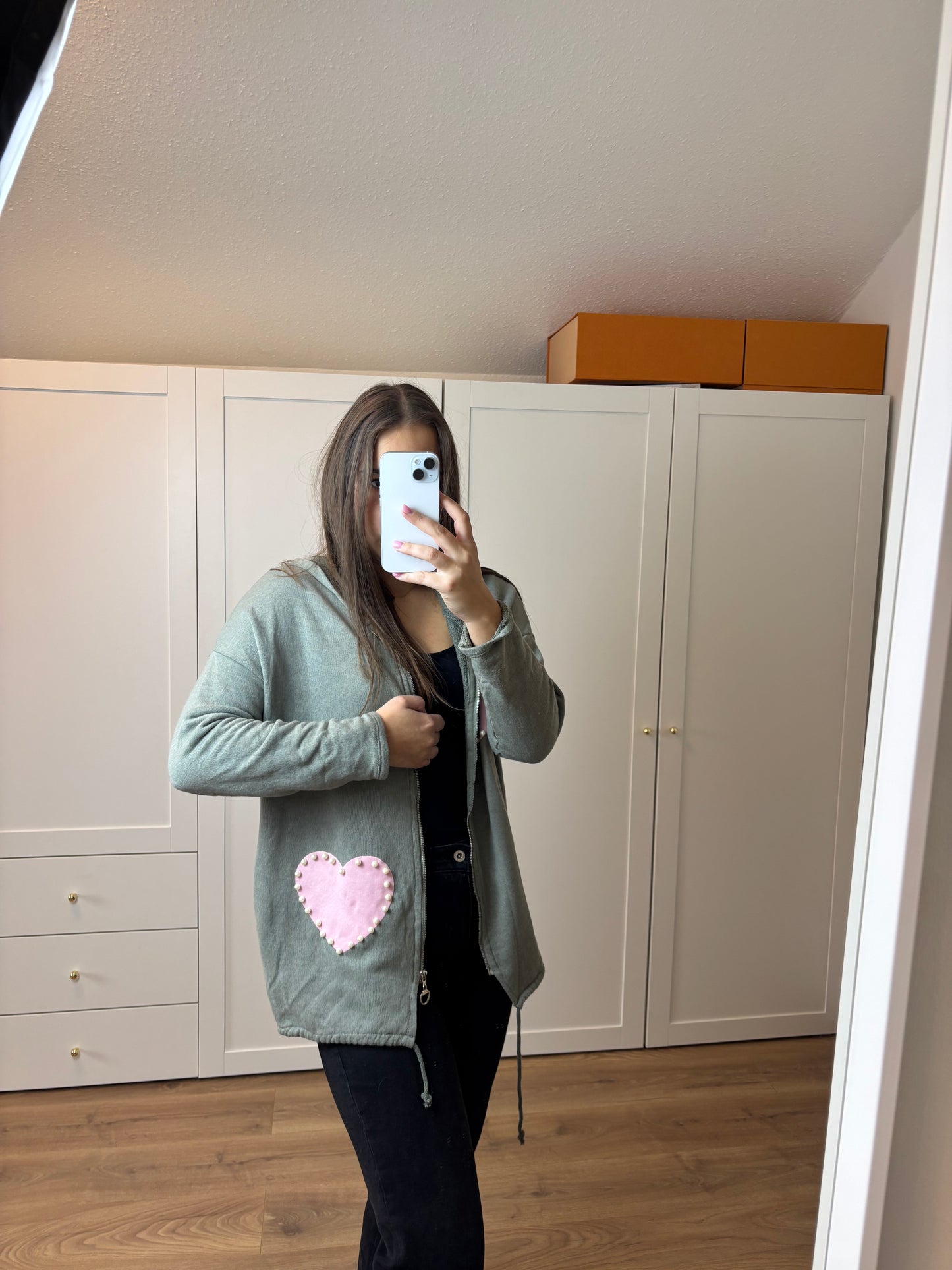 Zippweste „Pinkheart“
