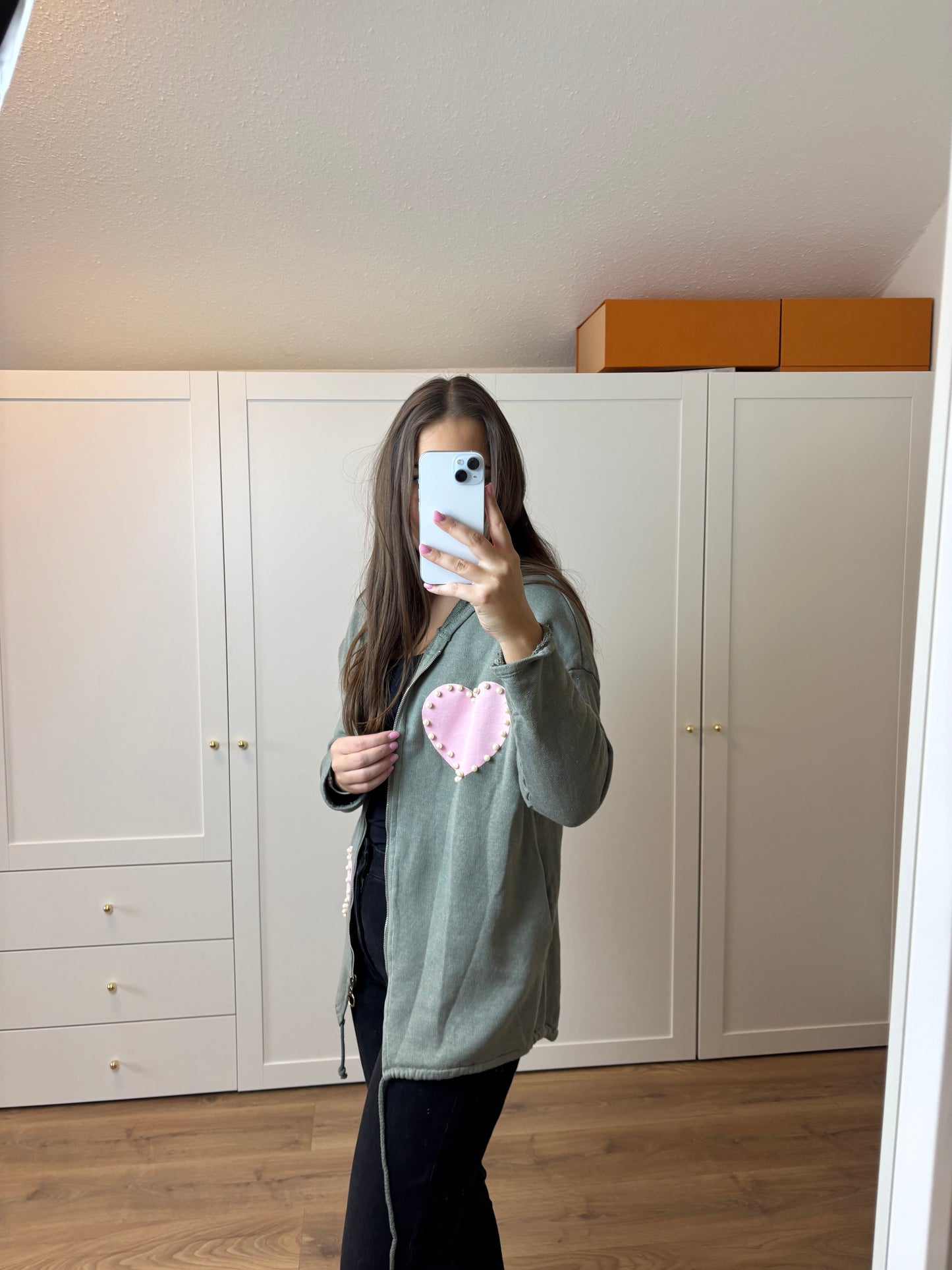Zippweste „Pinkheart“