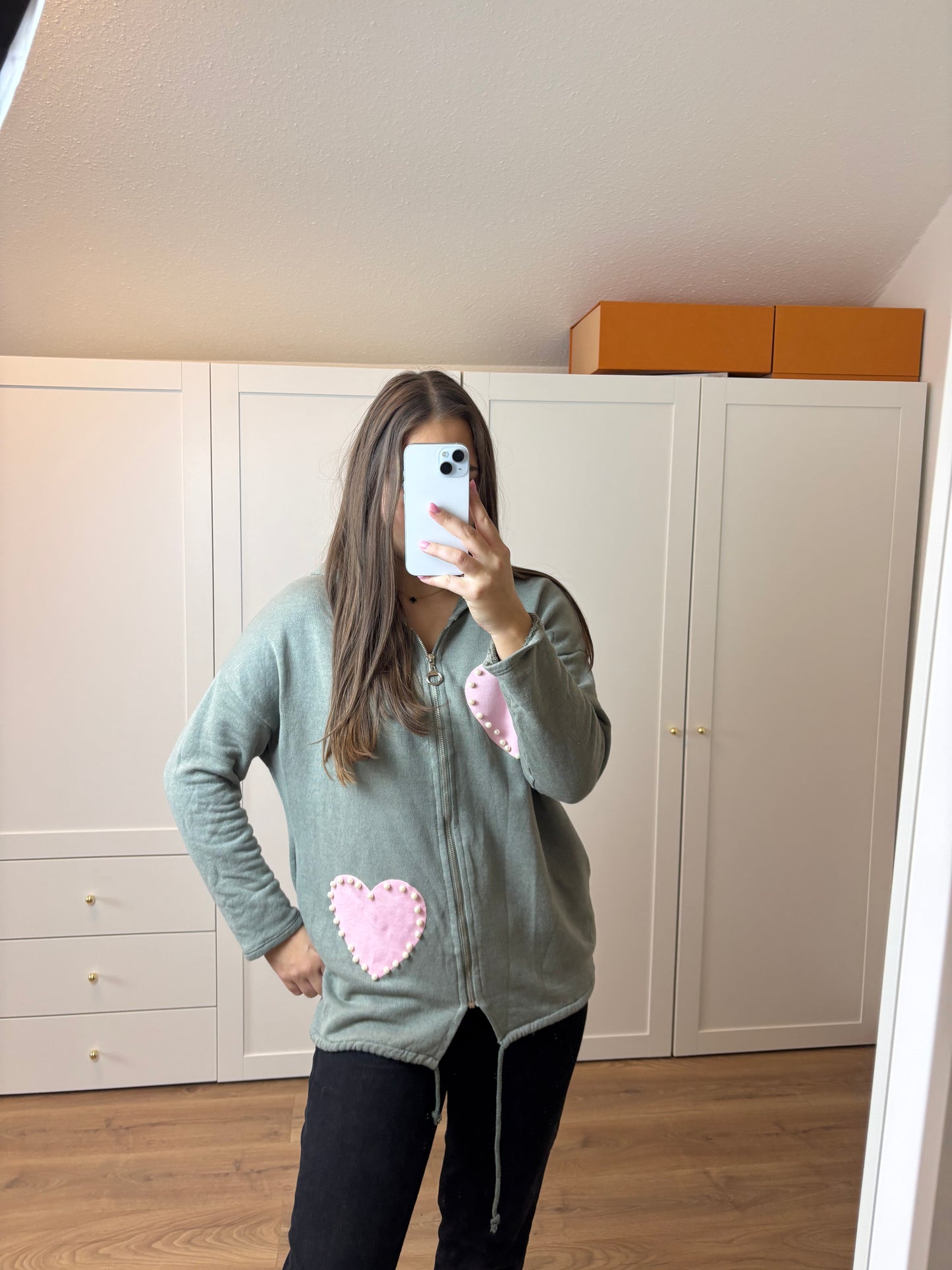Zippweste „Pinkheart“