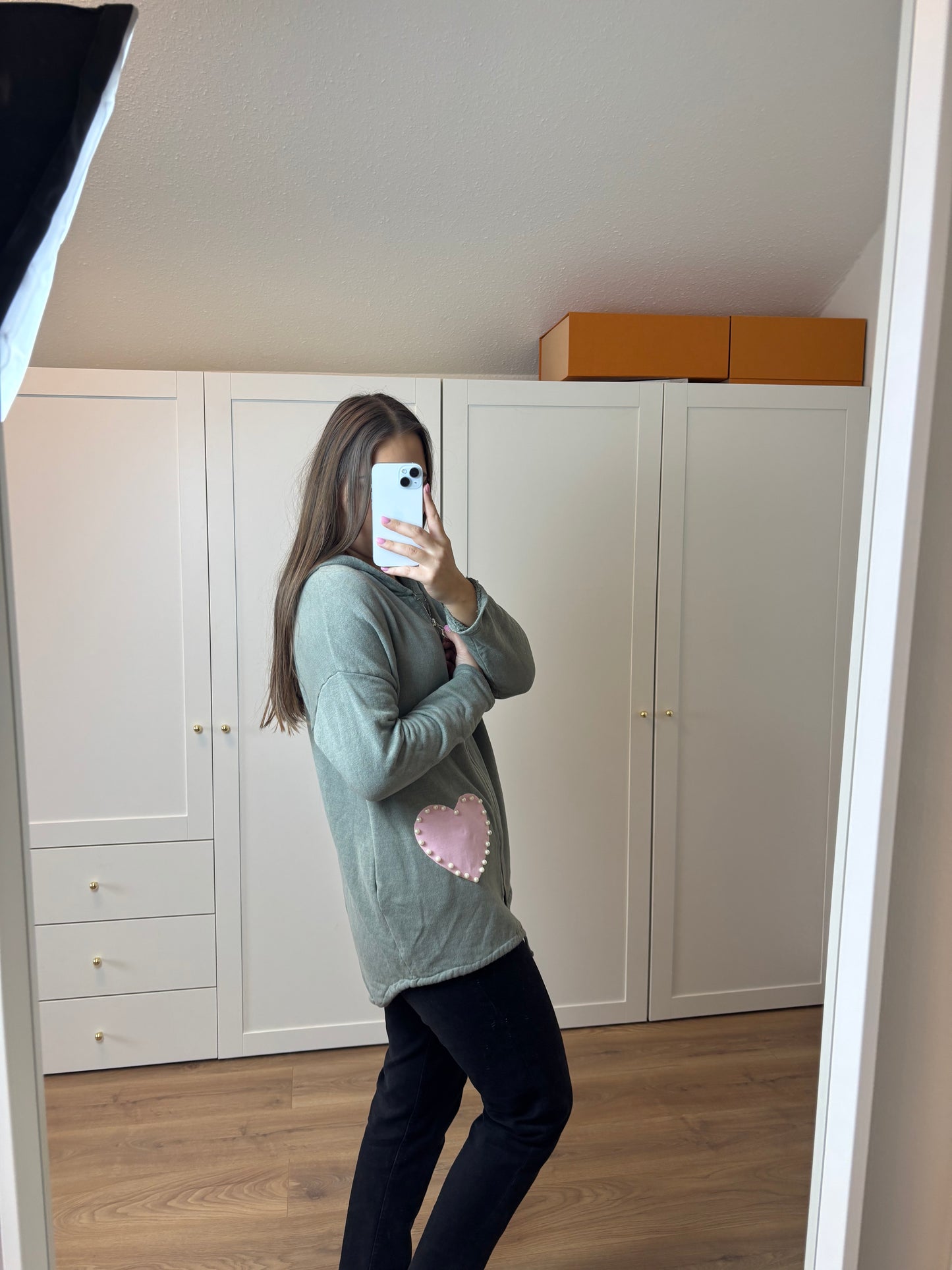 Zippweste „Pinkheart“