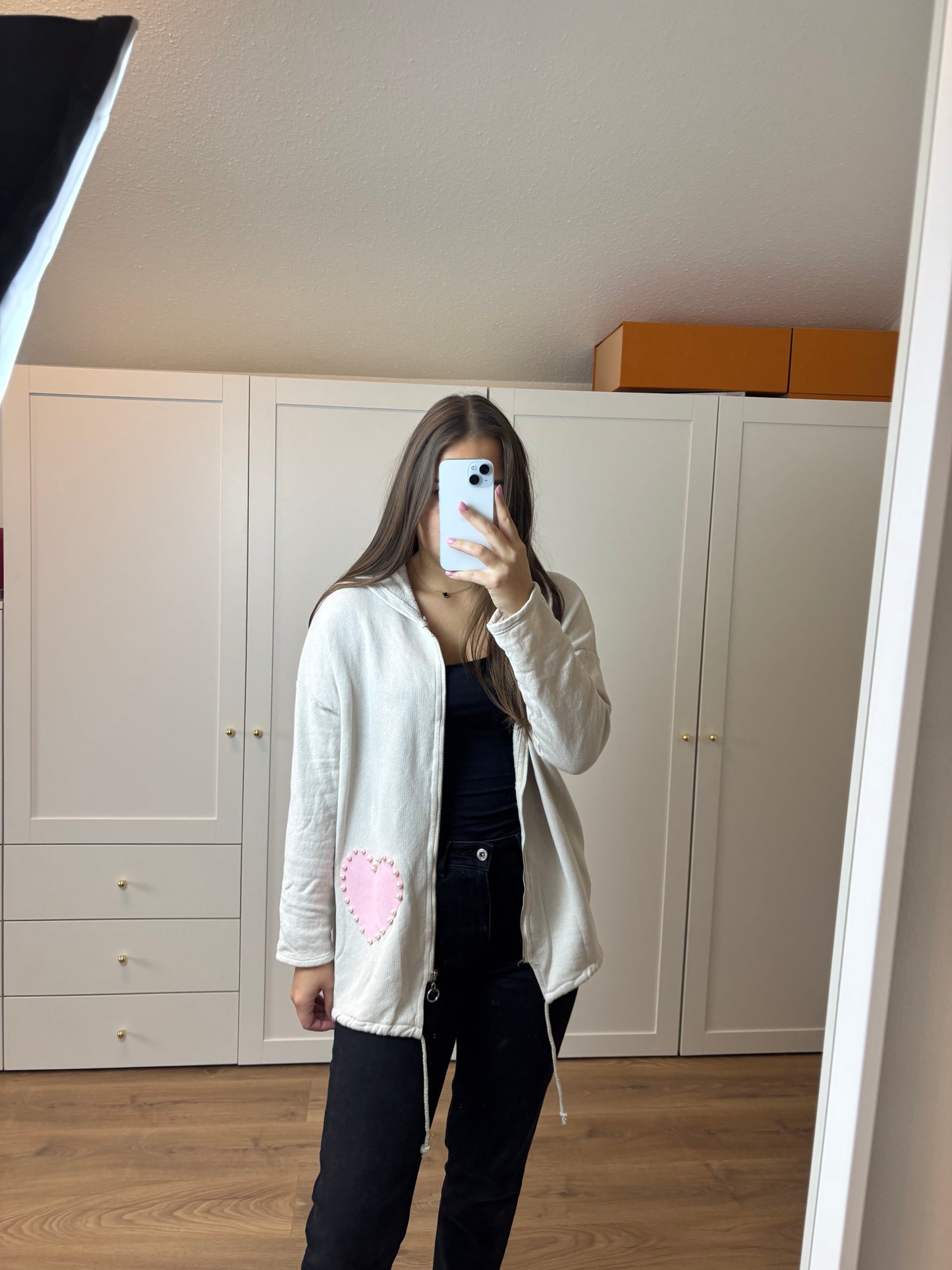 Zippweste „Pinkheart“