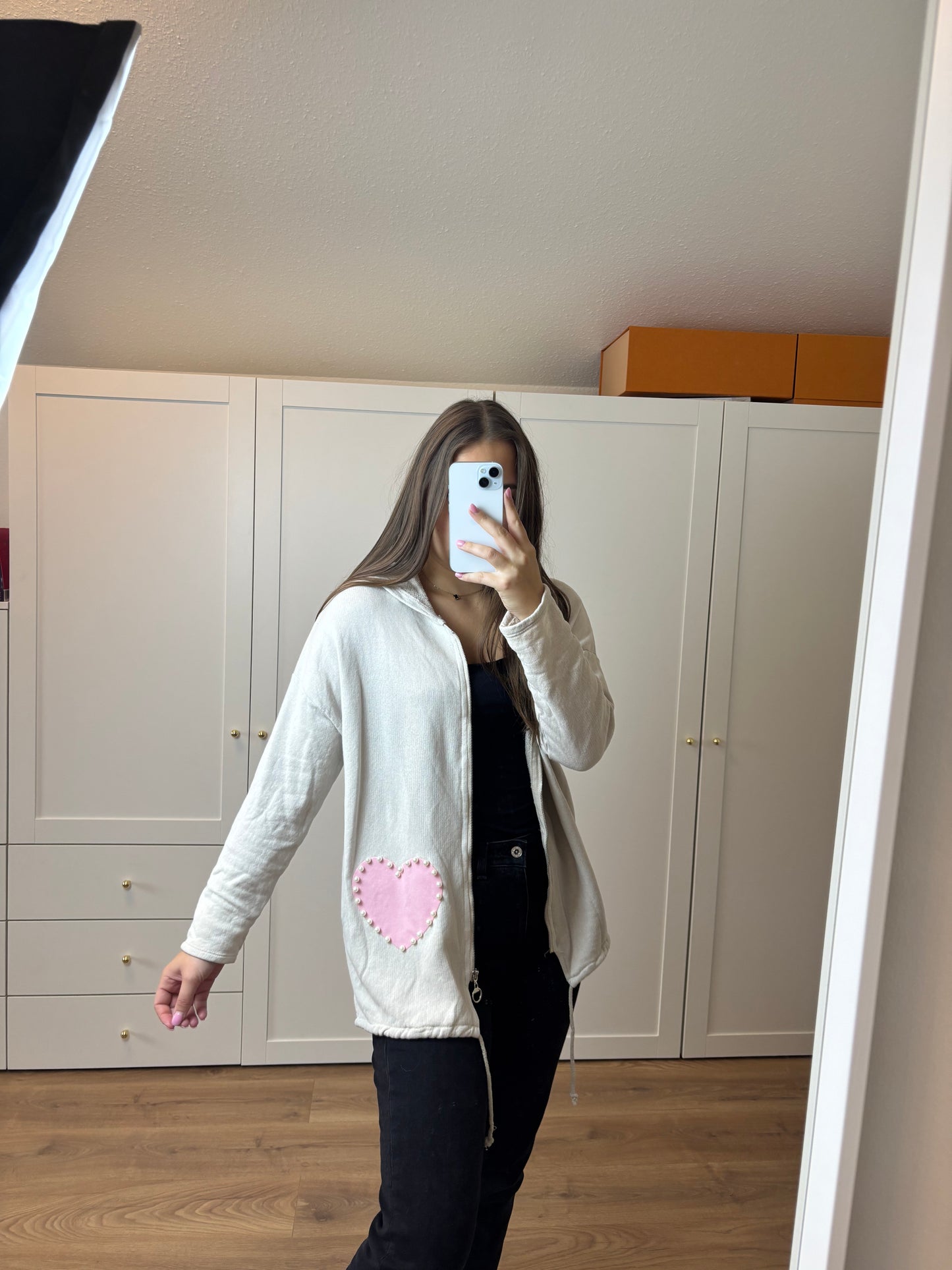 Zippweste „Pinkheart“