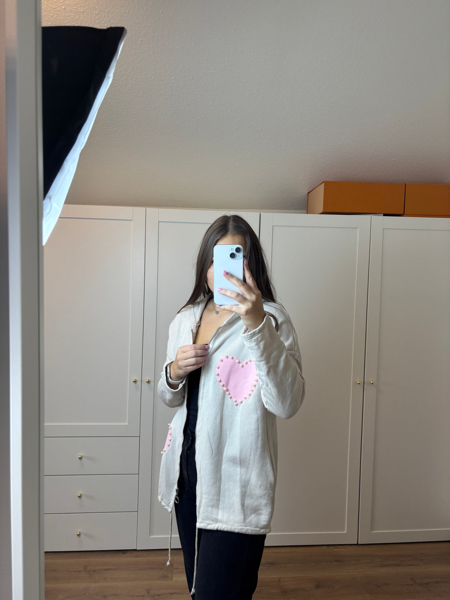 Zippweste „Pinkheart“