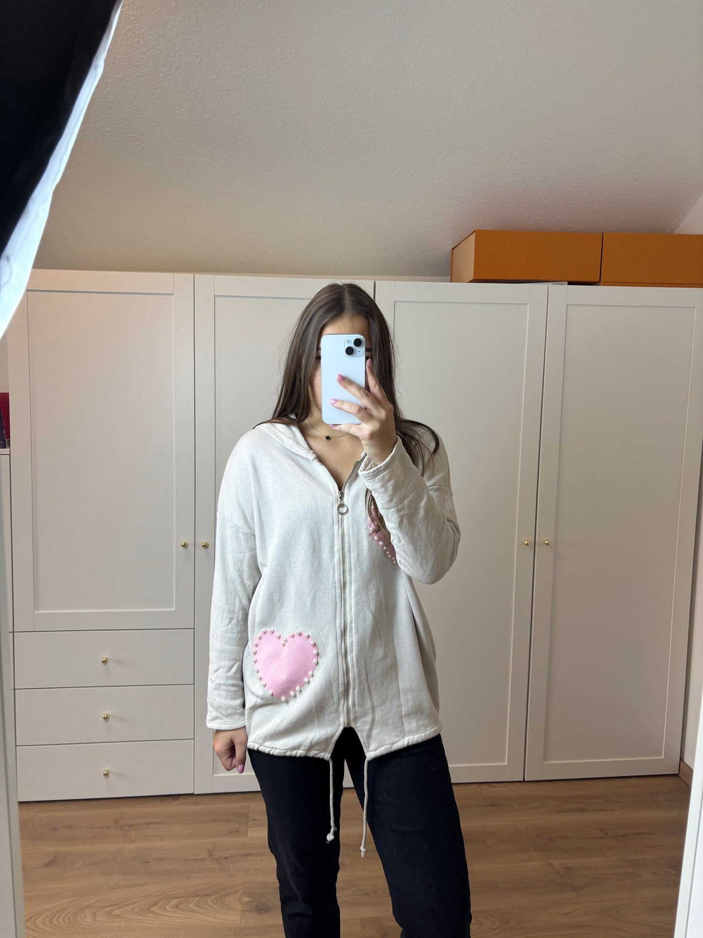 Zippweste „Pinkheart“