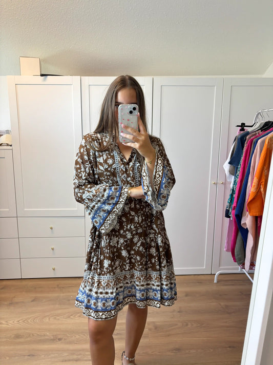 Kleid "Festival" Braun