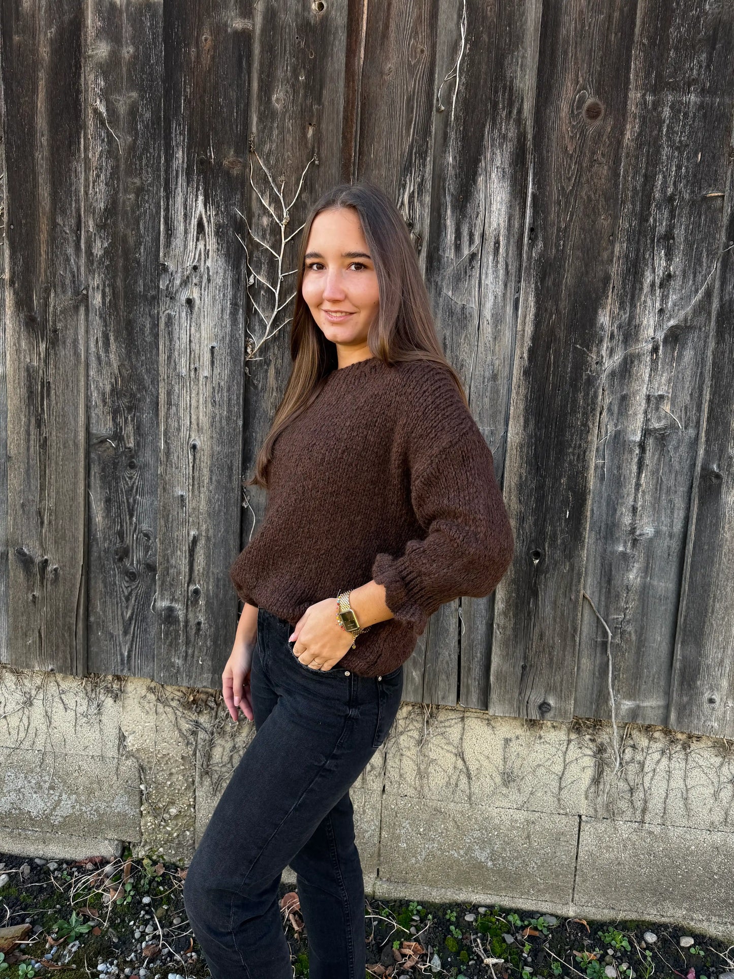 Pullover "Dream" Schokobraun