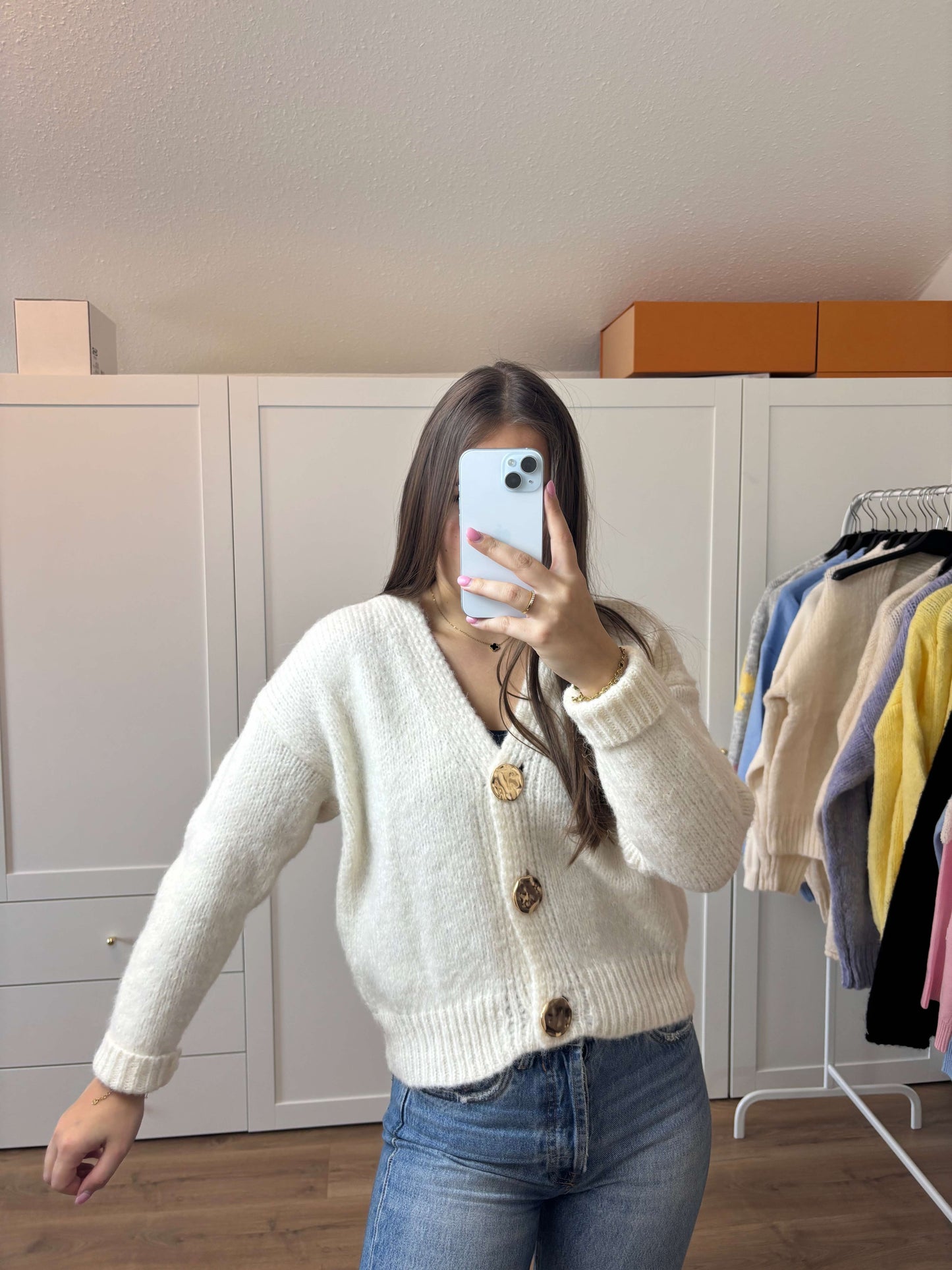 Weste "Zoe" Beige