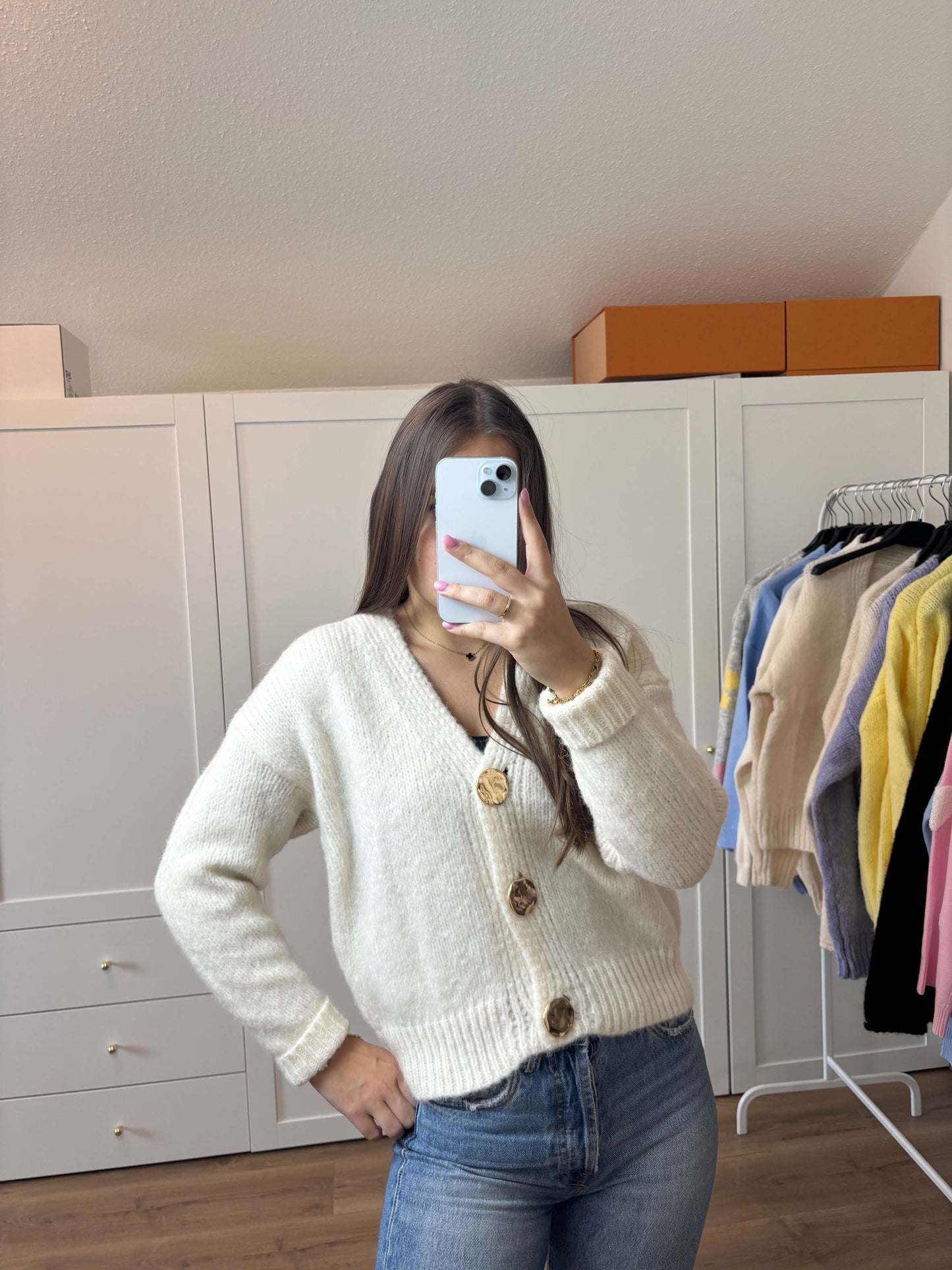 Weste "Zoe" Beige