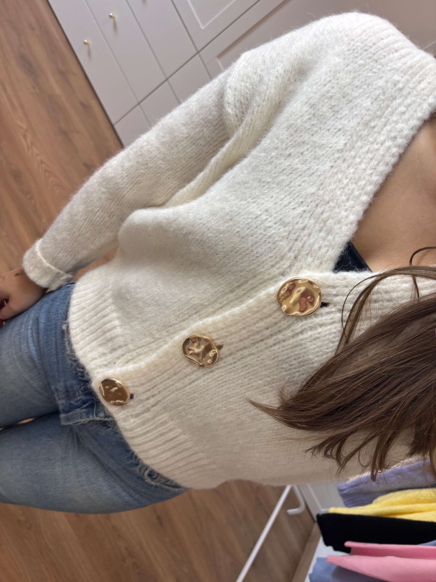 Weste "Zoe" Beige