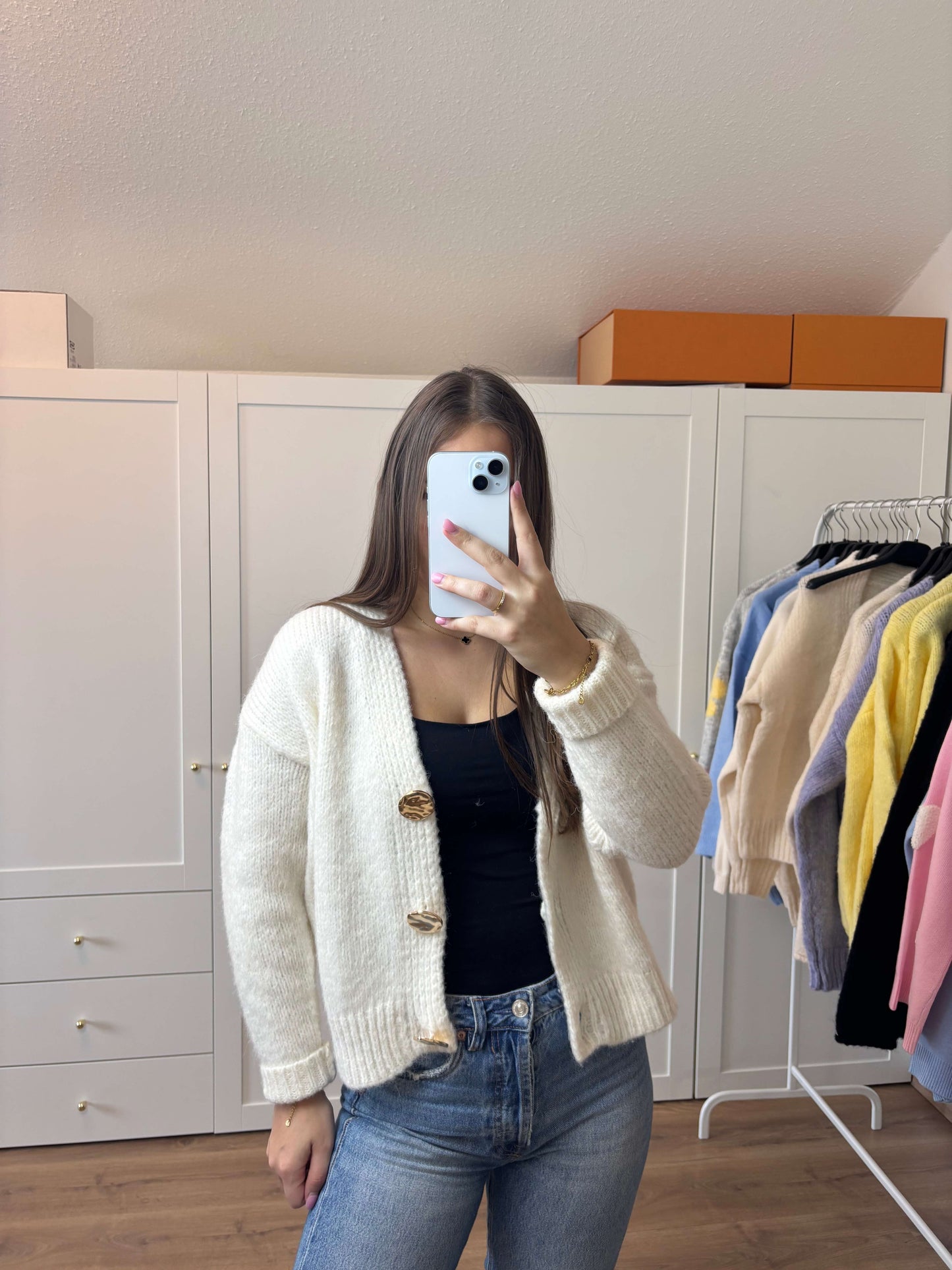 Weste "Zoe" Beige