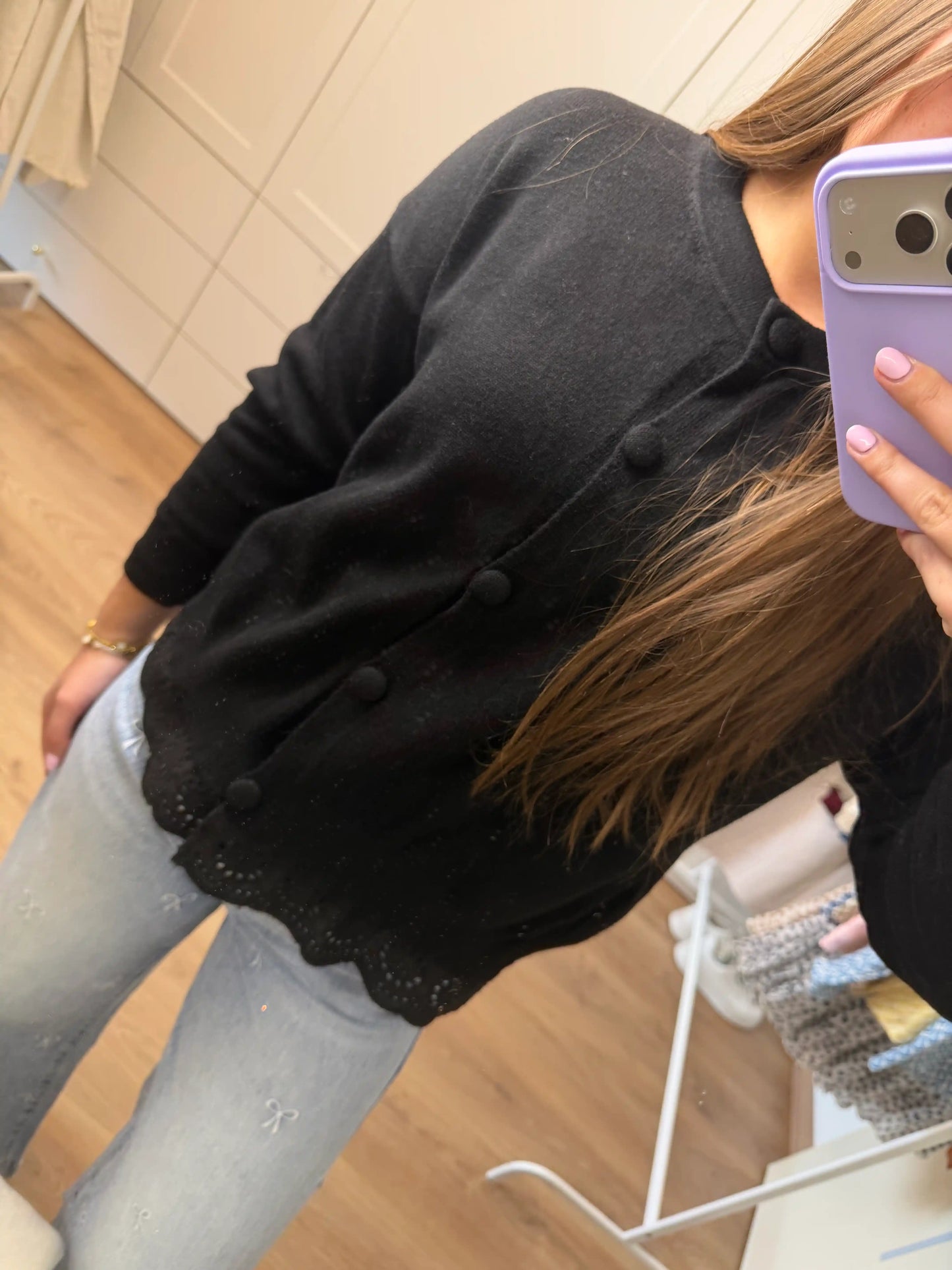 Pullover "Sweet Touch" Schwarz