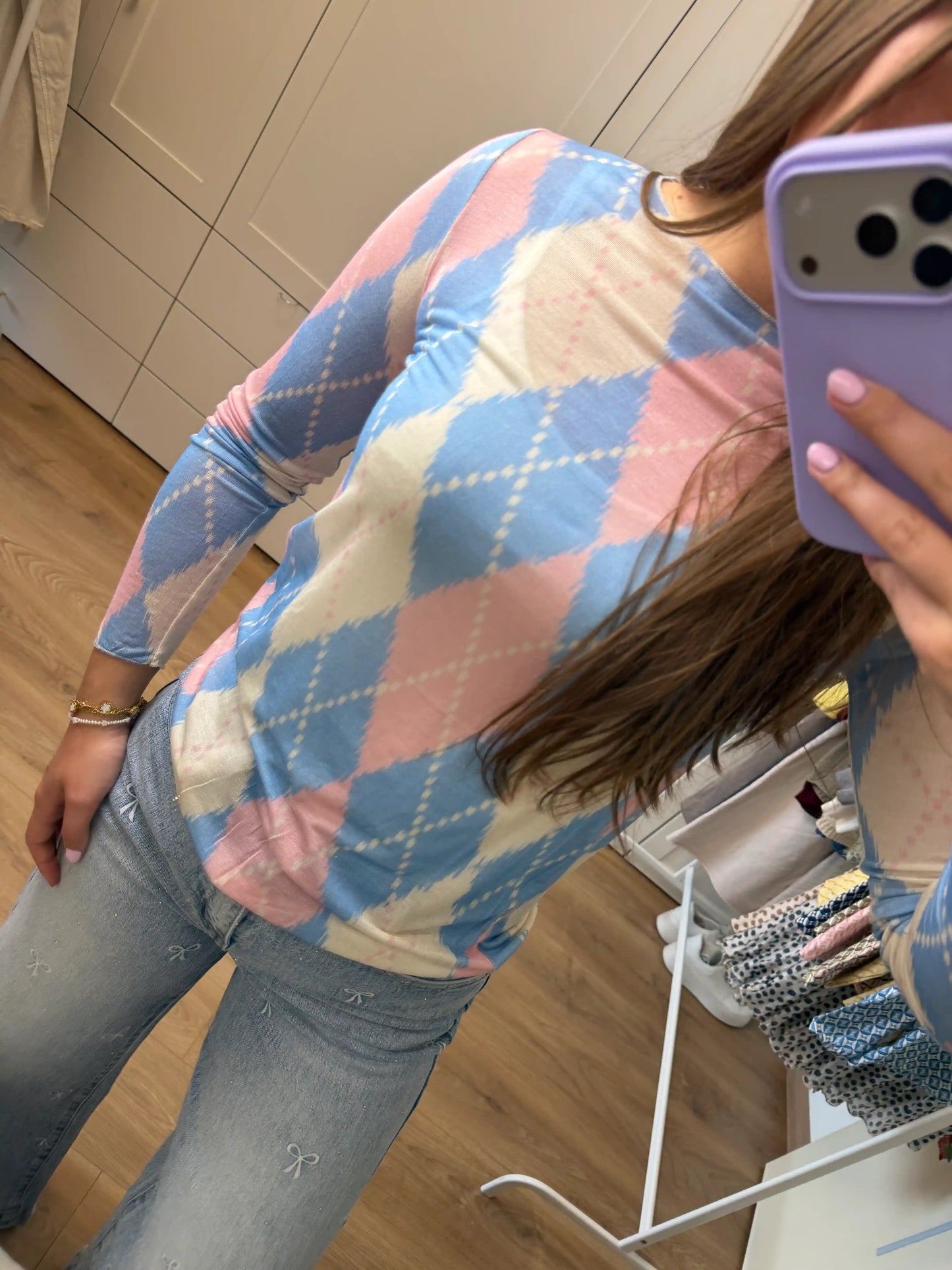 Basic-Shirt Cashemire "Heritage" Rosa