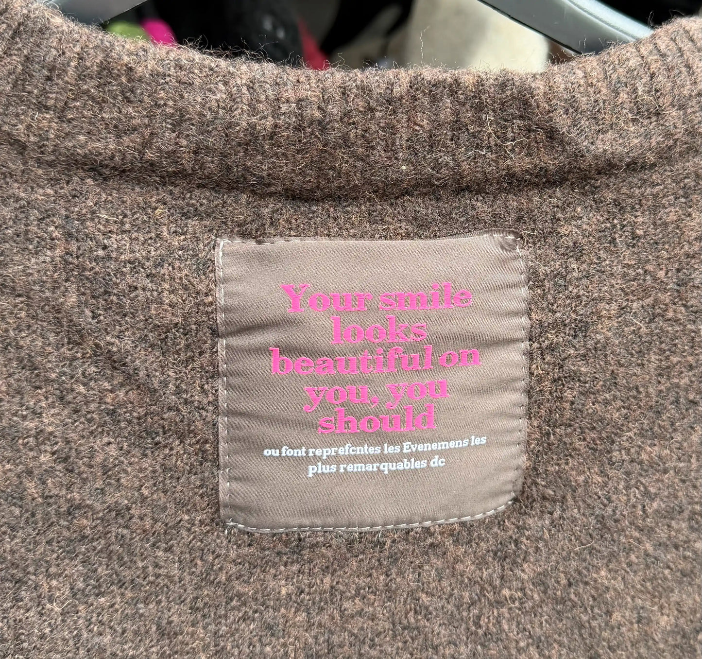 Pullover "90" Schokobraun