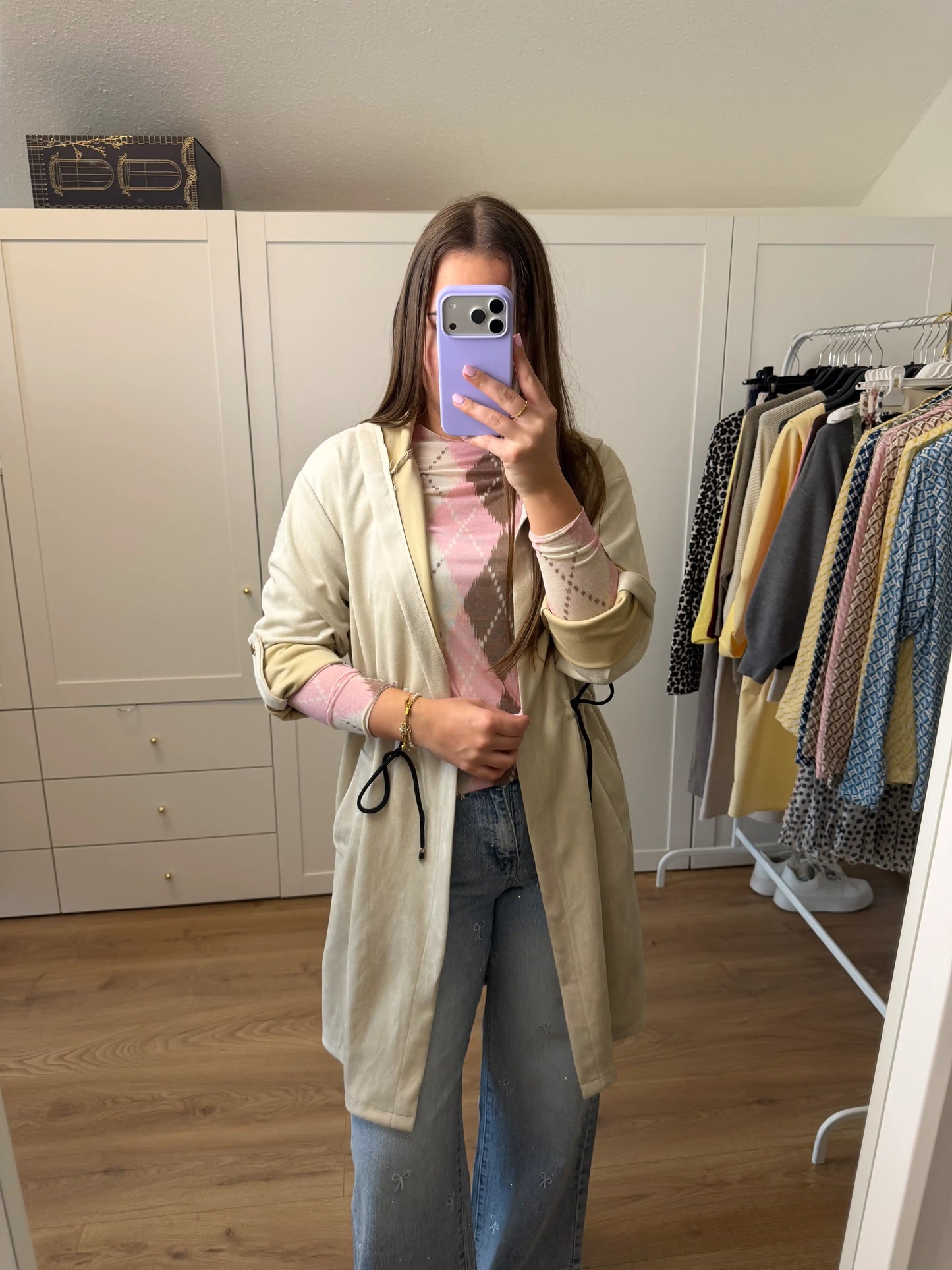 Mantel "Velvet Breeze" Beige