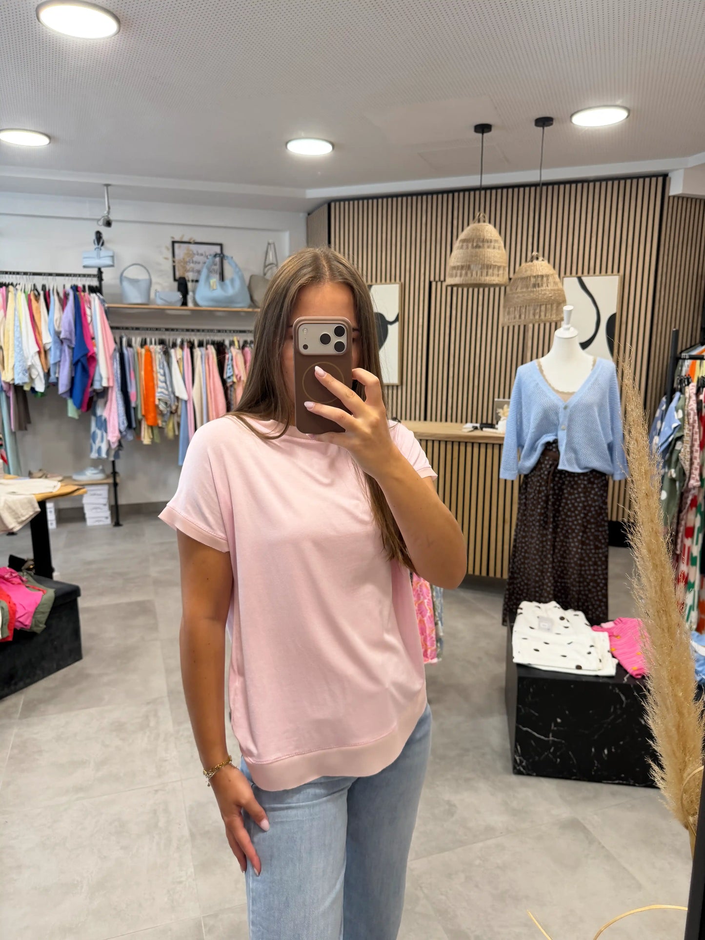 Basicshirt "Noa" Rosa