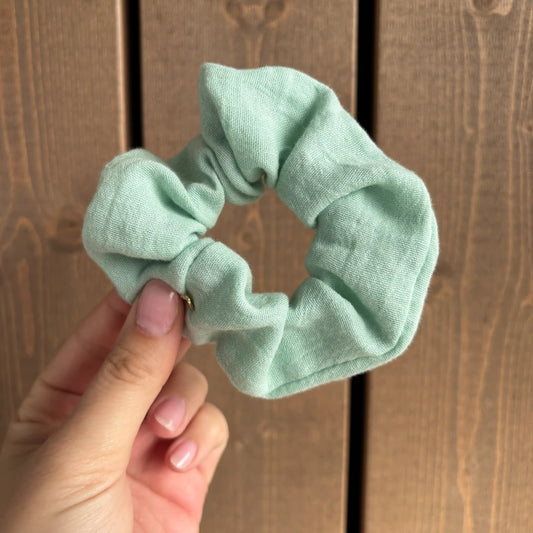 Scrunchie Musselin Türkis