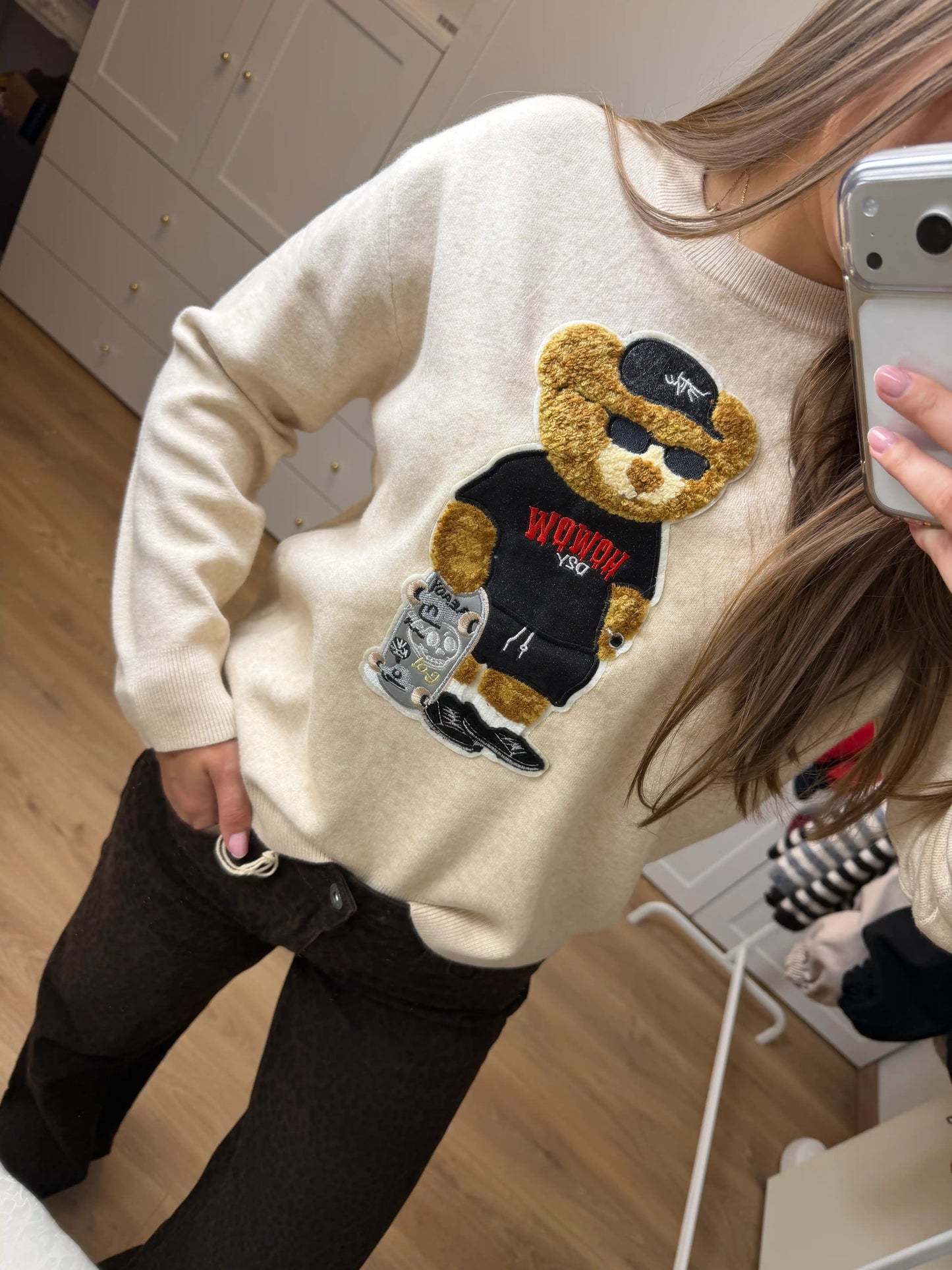 Pullover "Cool-Teddy" Beige