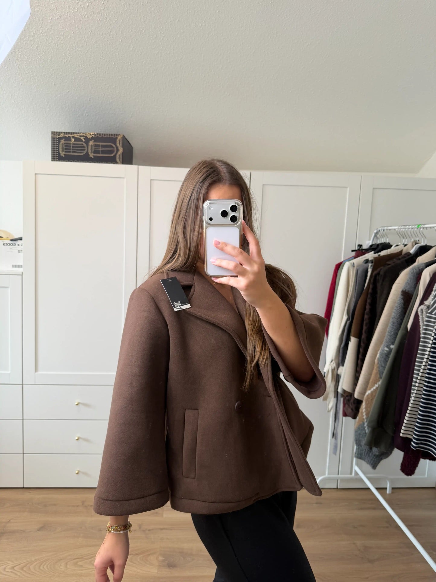 Jacke "Soft" Schokobraun