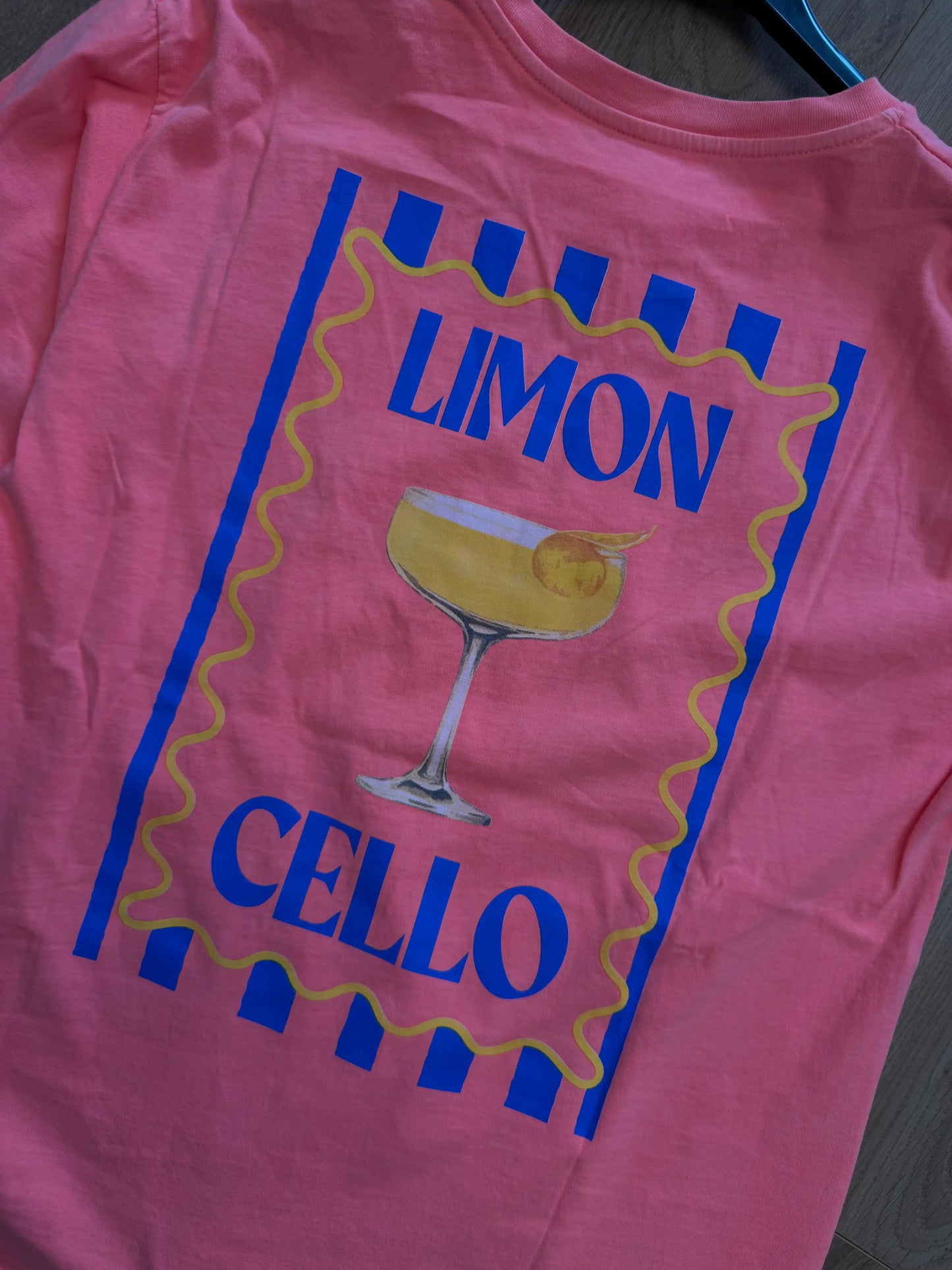 T-Shirt "Limoncello" Pfirsich