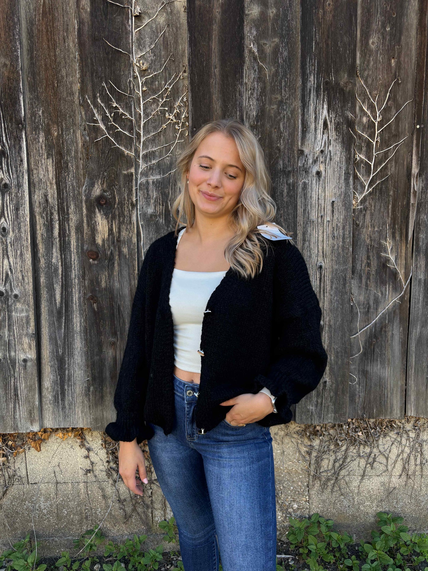 Cardigan "Malio" Schwarz