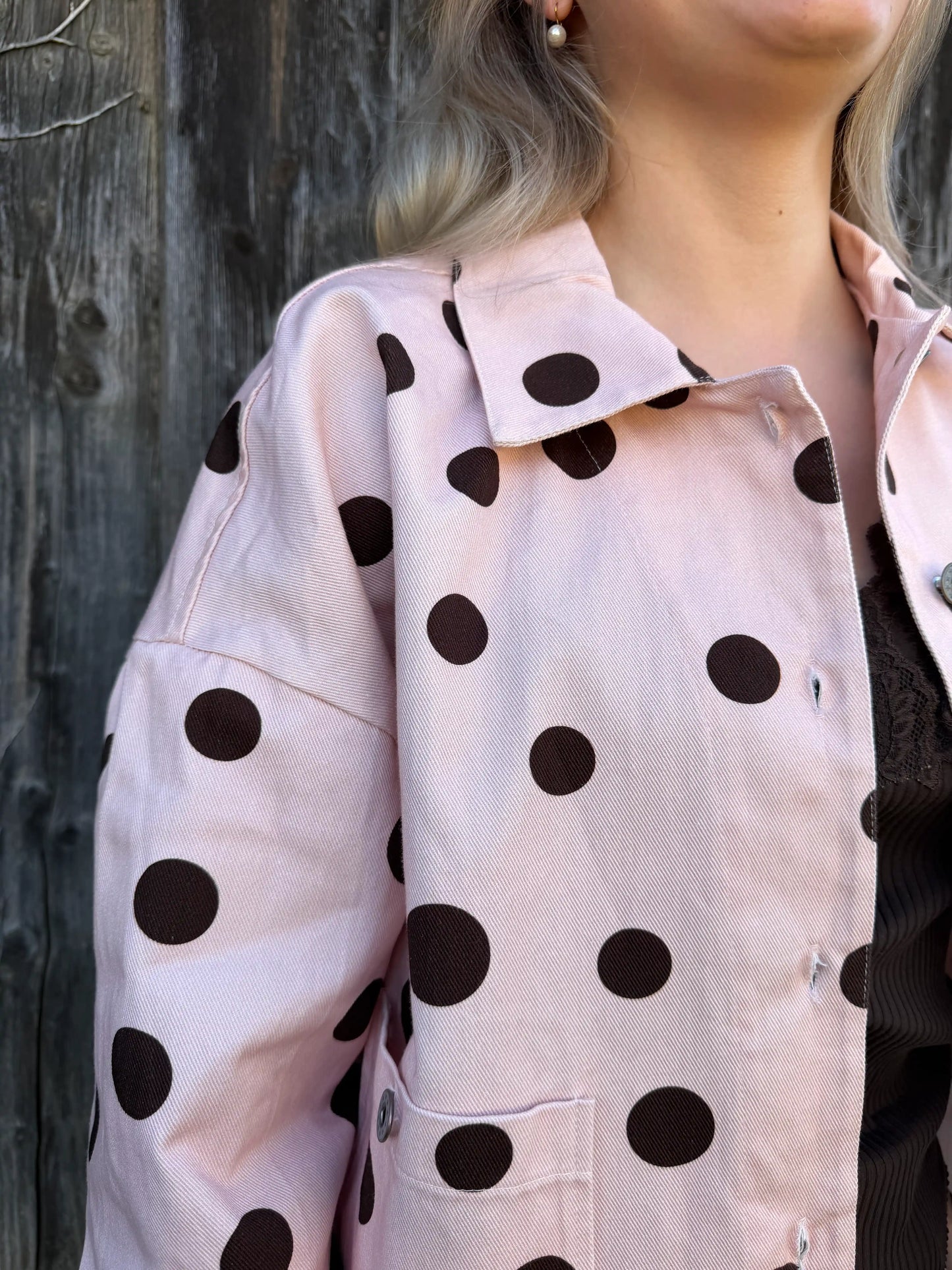 Jacke "Dot Crush" Rosa