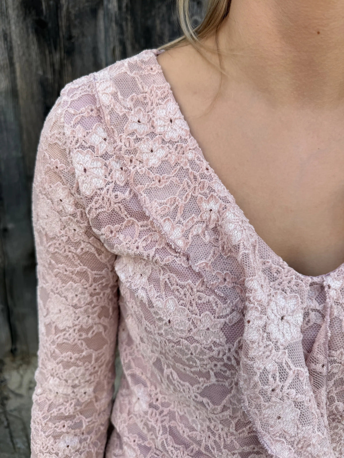 Spitzenshirt "Laceflair" Rosa