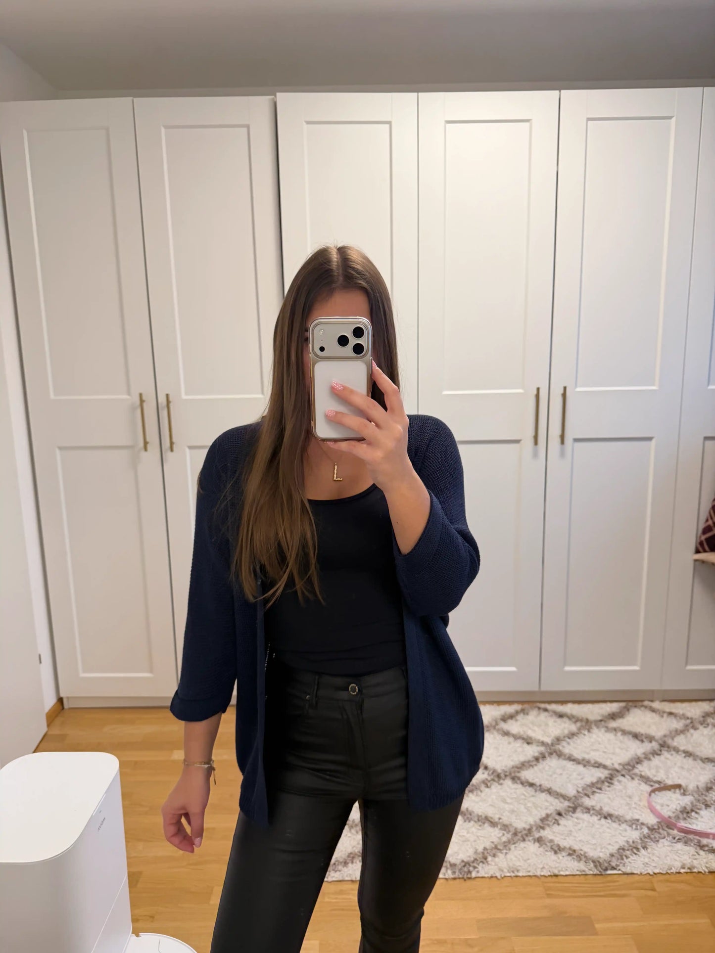 Weste "Soft Open" Dunkelblau