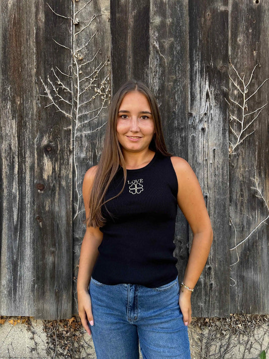 Stricktop "Love" I Schwarz