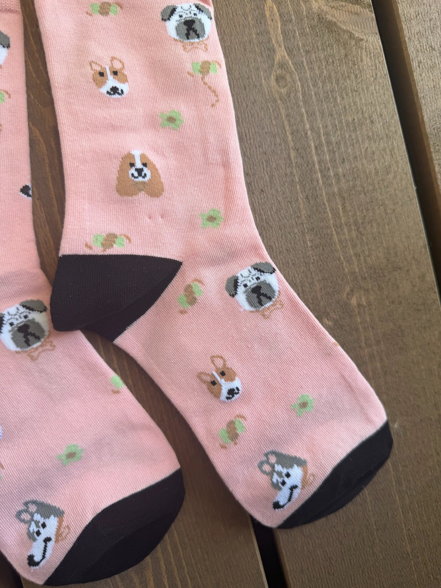 Socken "Paw" Rosa