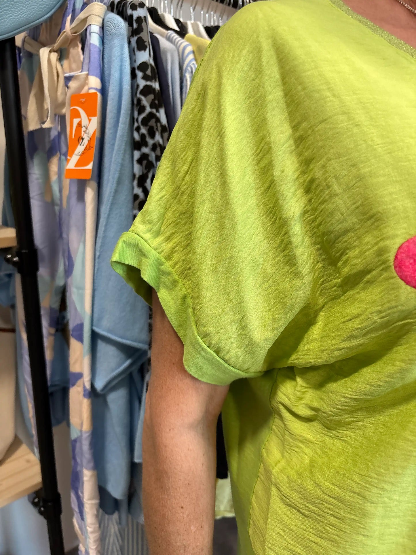 Shirt "Tomorrow" Apfelgrün