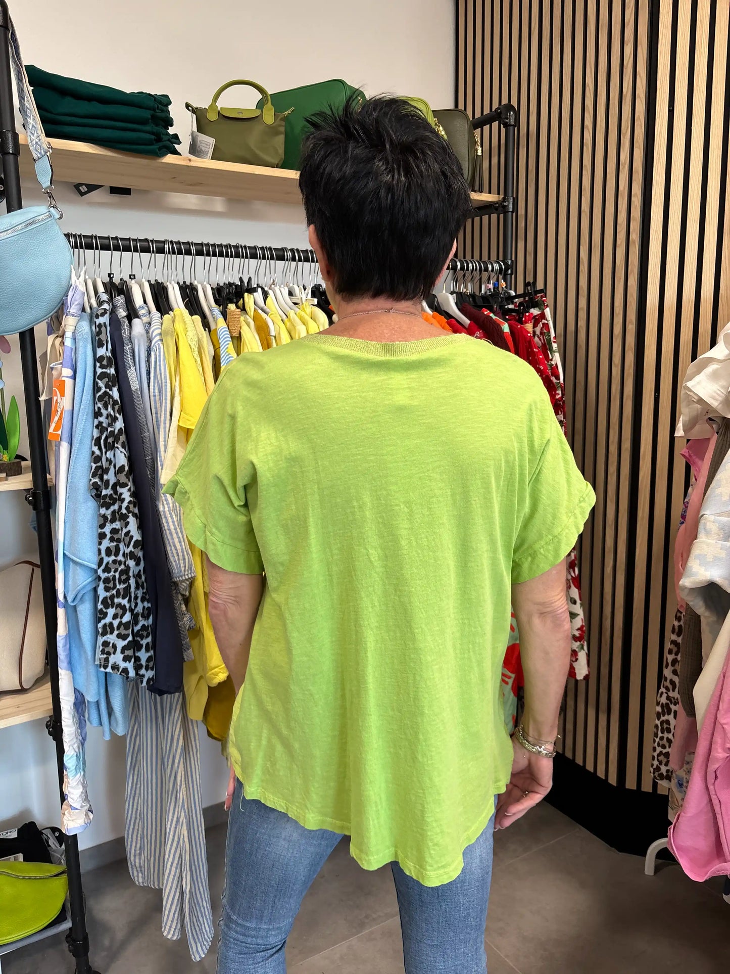 Shirt "Tomorrow" Apfelgrün