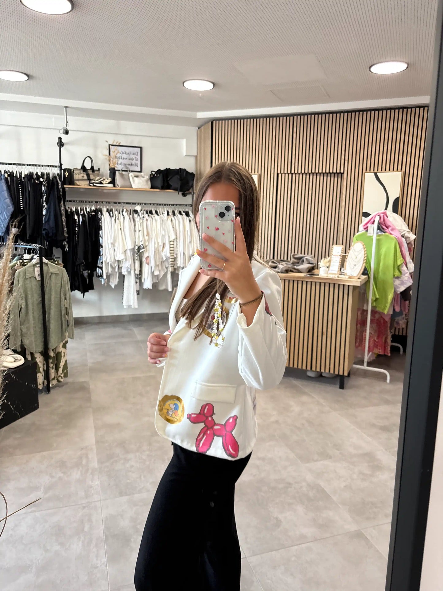 Blazer "Snoopie" Weiß