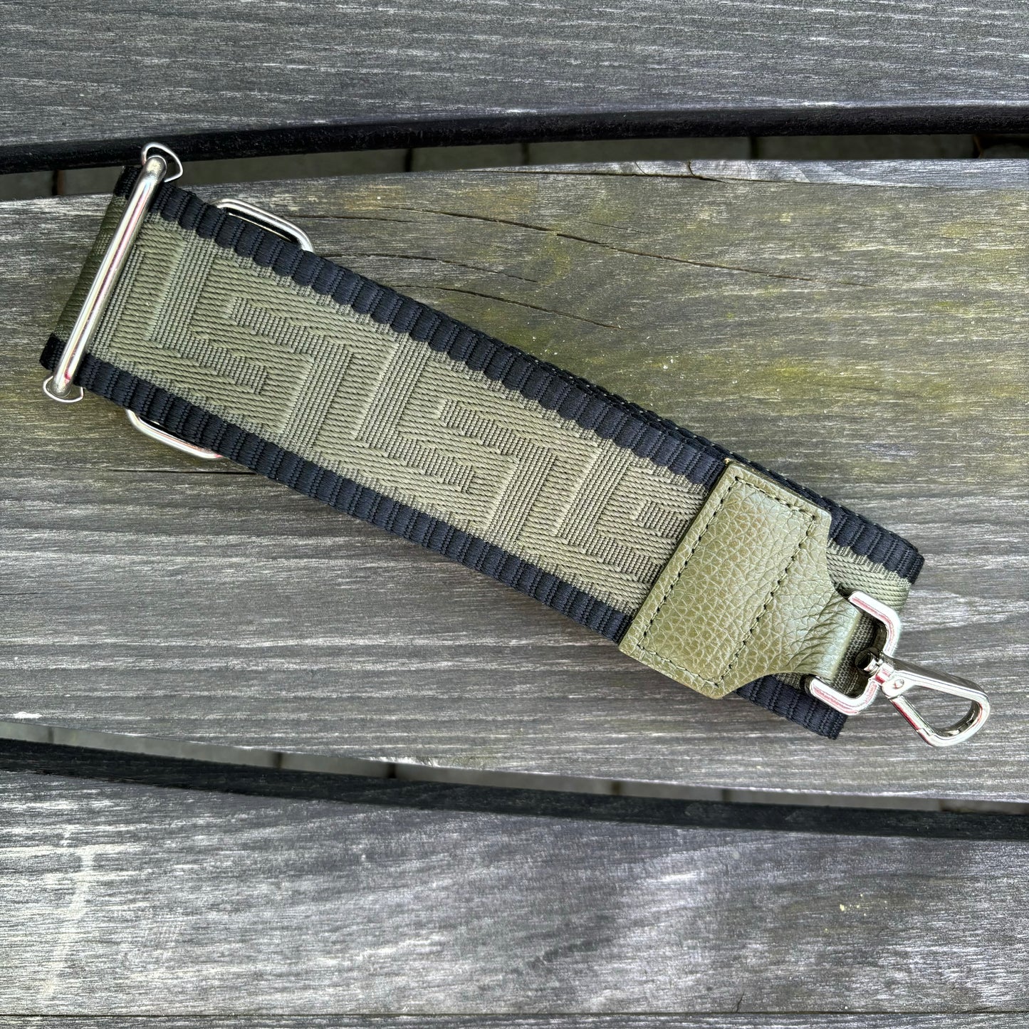Taschengurt "Neutral" mit silberner Hardware