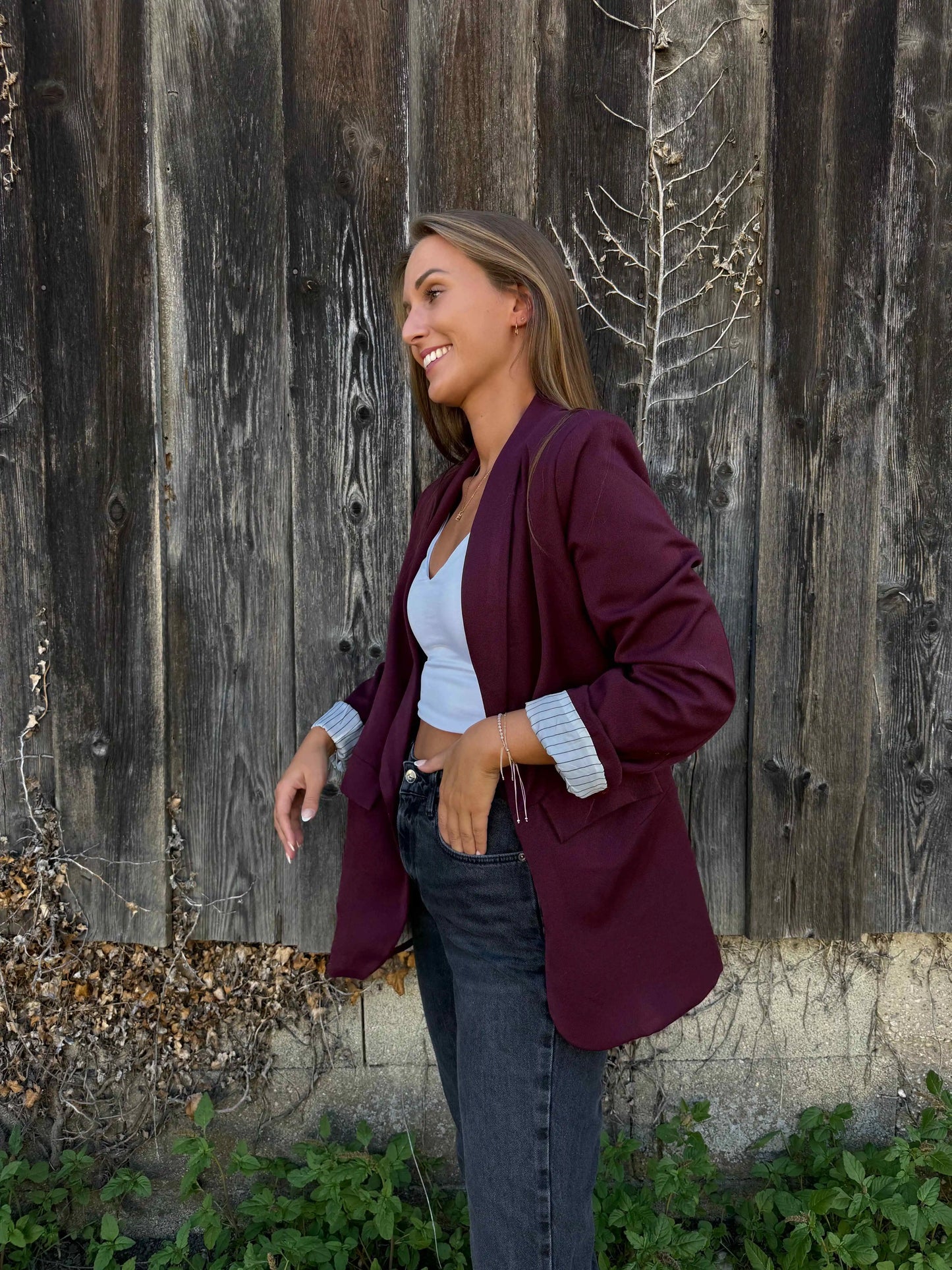 Blazer "Urban Classic" Weinrot