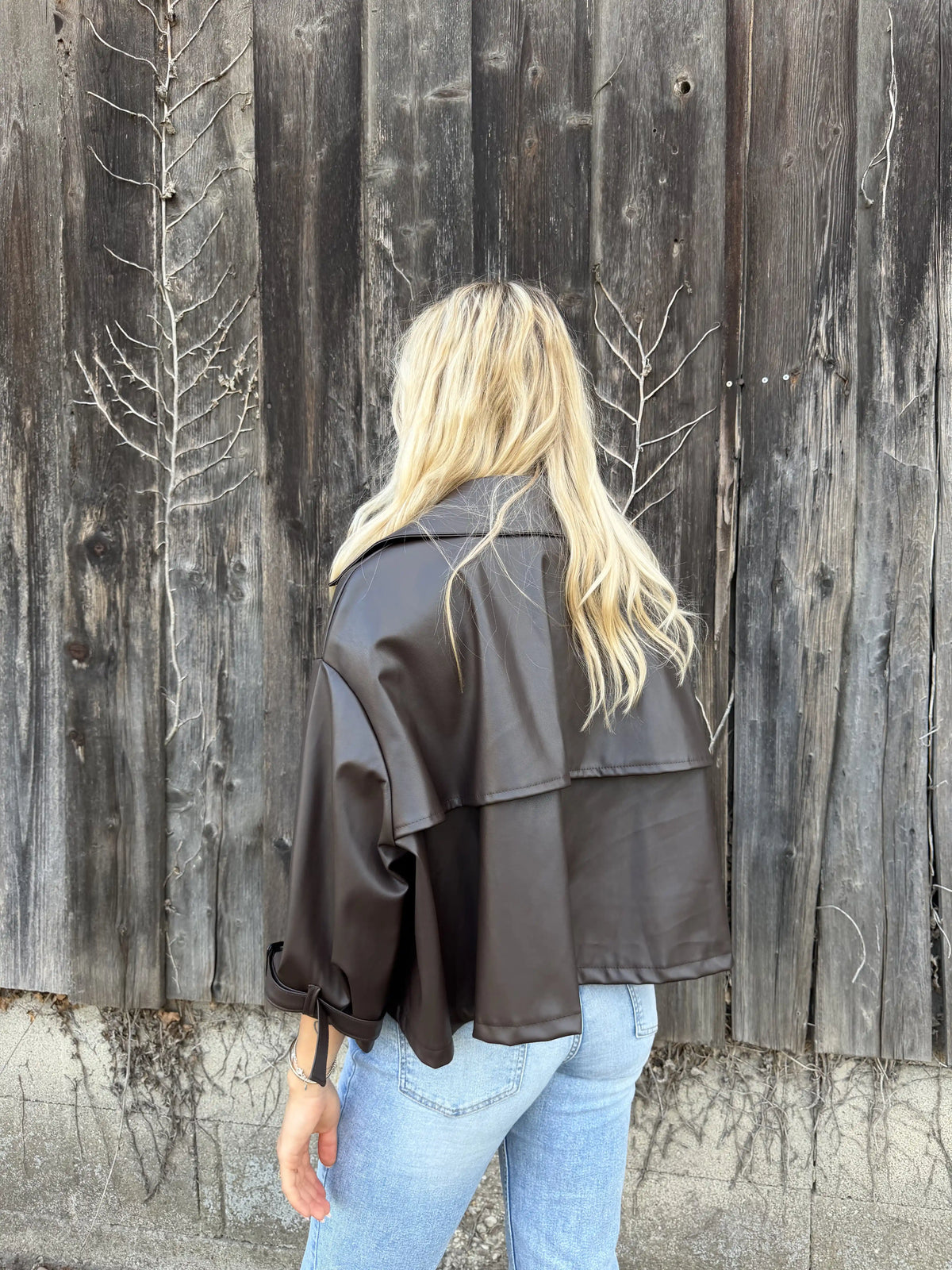 Jacke "Capelet" Schokobraun