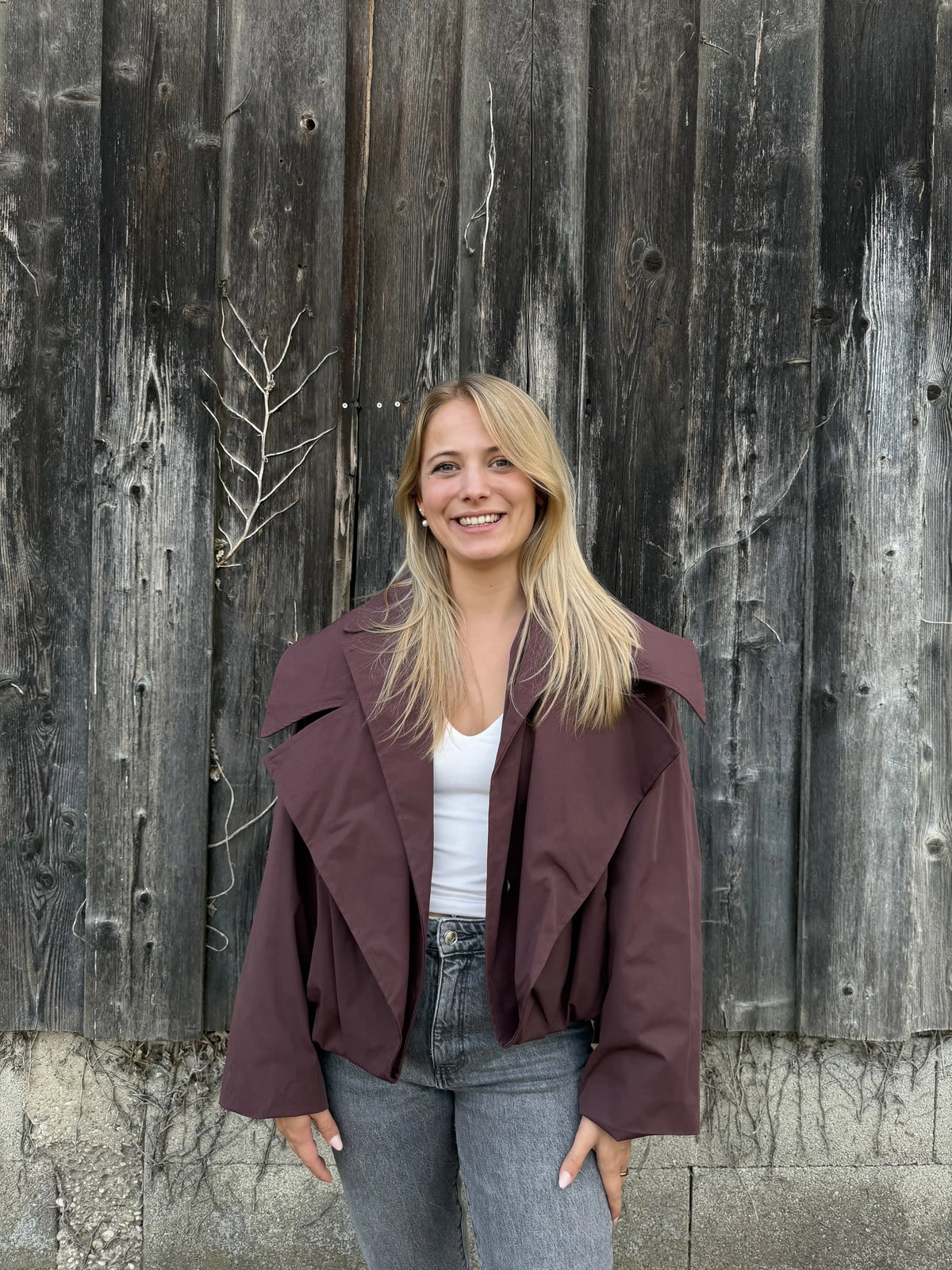 Jacke "Mia" Weinrot