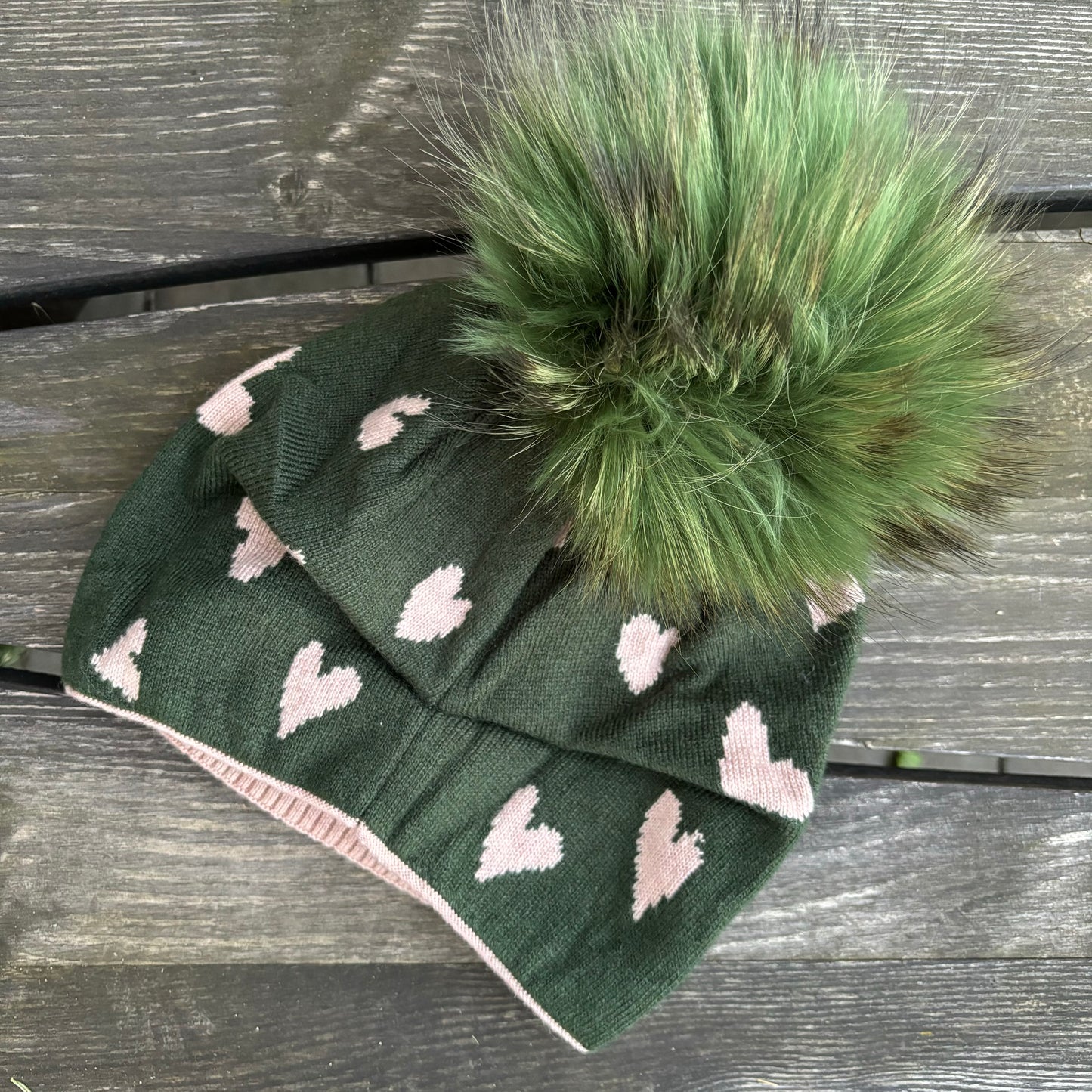 Haube „Herzi“ Grün