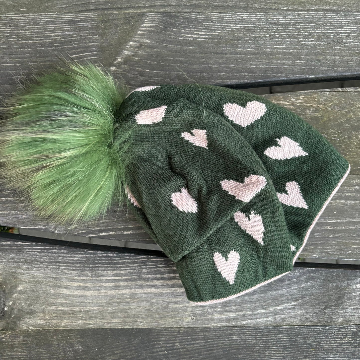 Haube „Herzi“ Grün