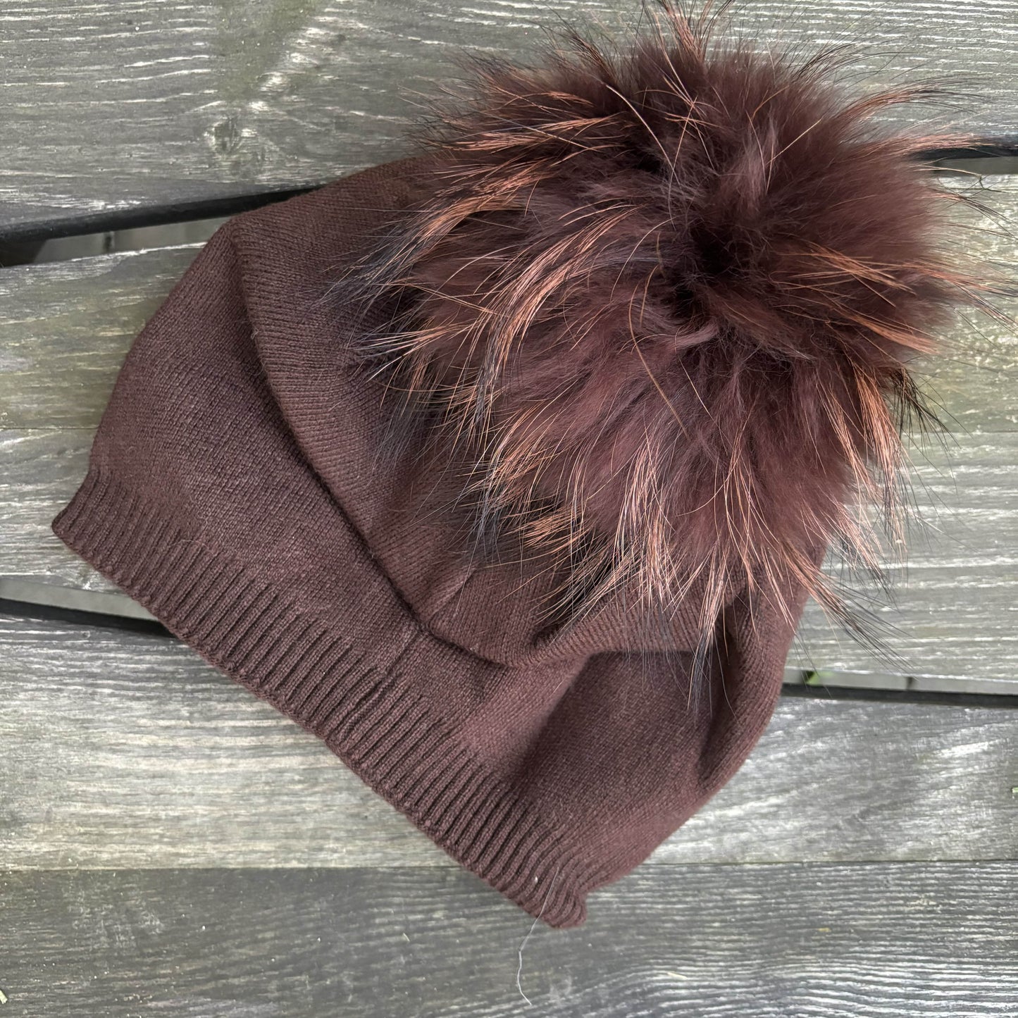 Haube W24 Dunkelbraun