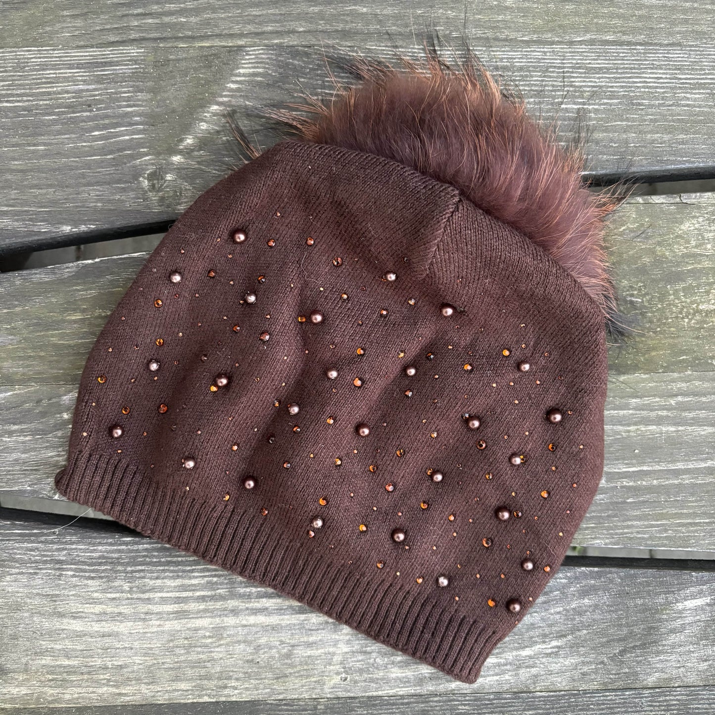 Haube W24 Dunkelbraun